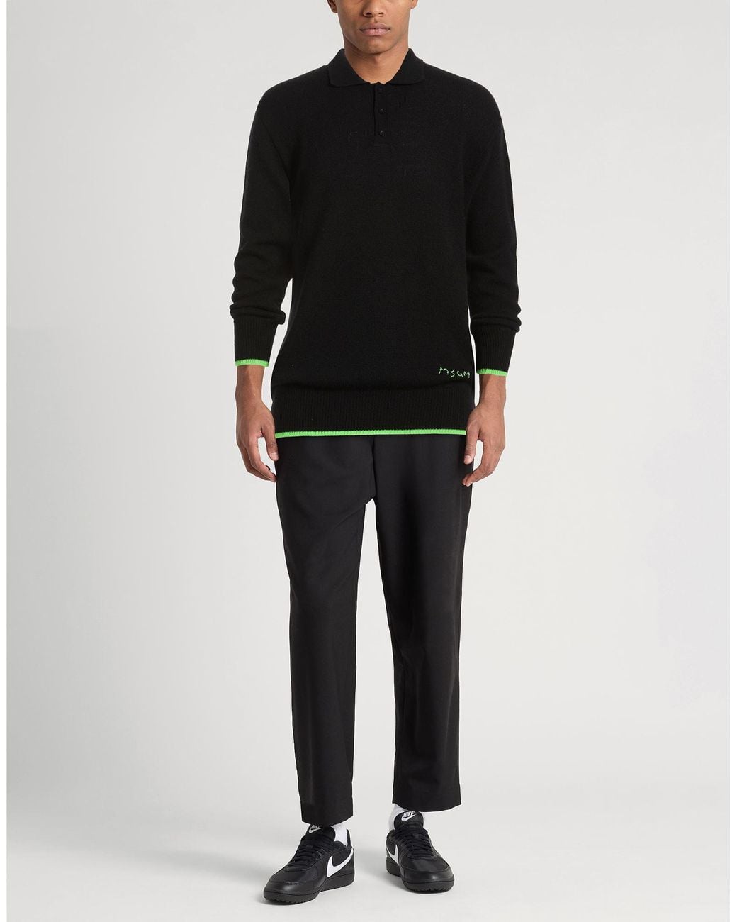 Pullover MSGM pour homme en coloris Black