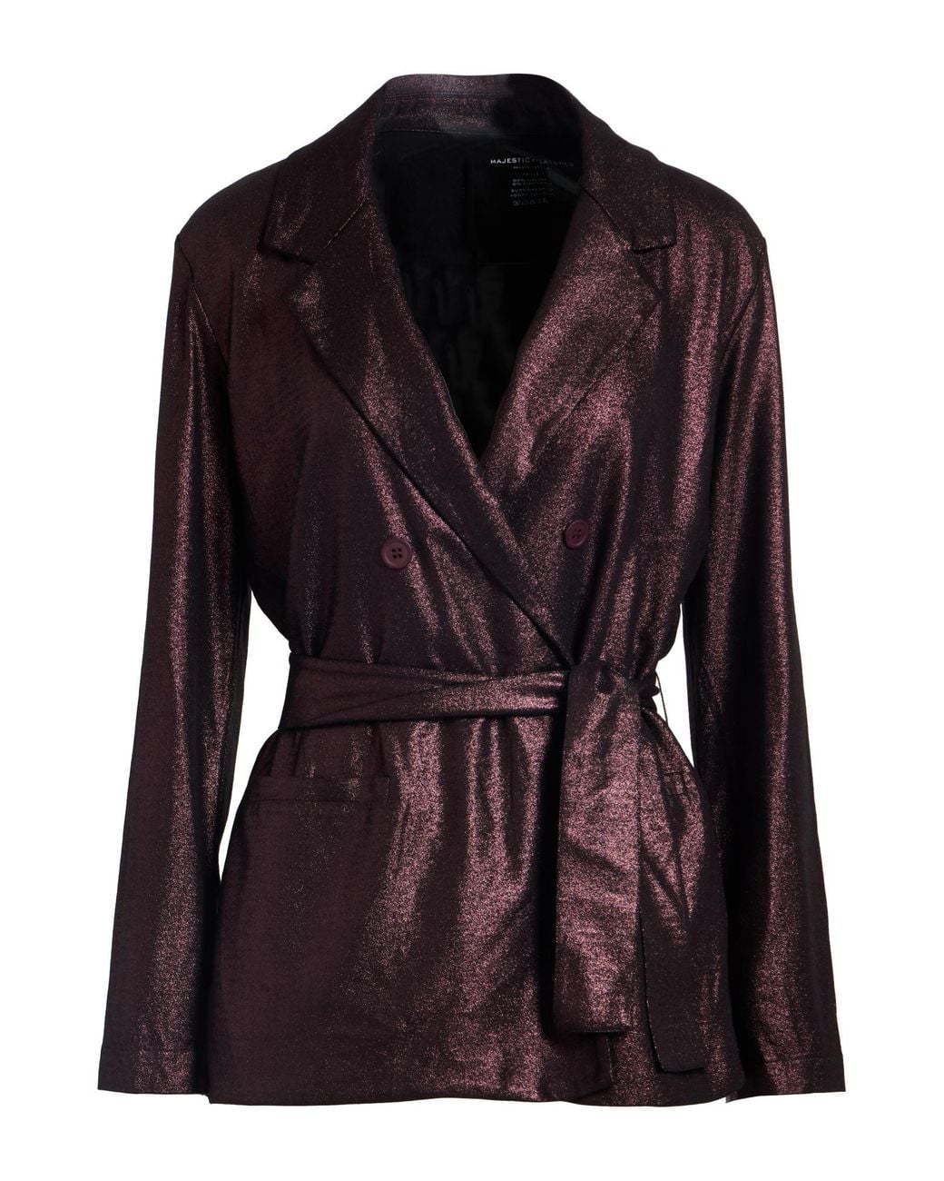 Majestic Filatures Purple Blazer Viscose, Elastane