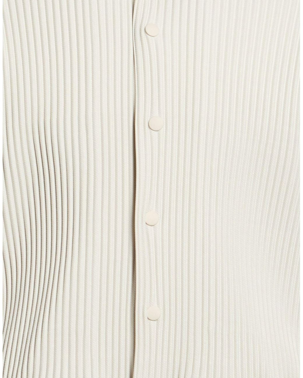 Issey Miyake White Jacket Polyester for men