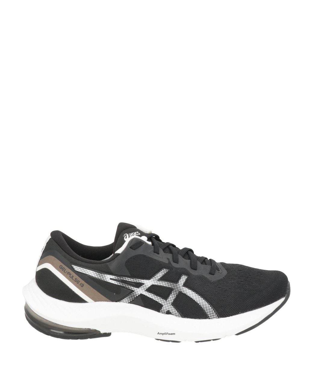Asics Black Sneakers Synthetic Material, Textile Fibers