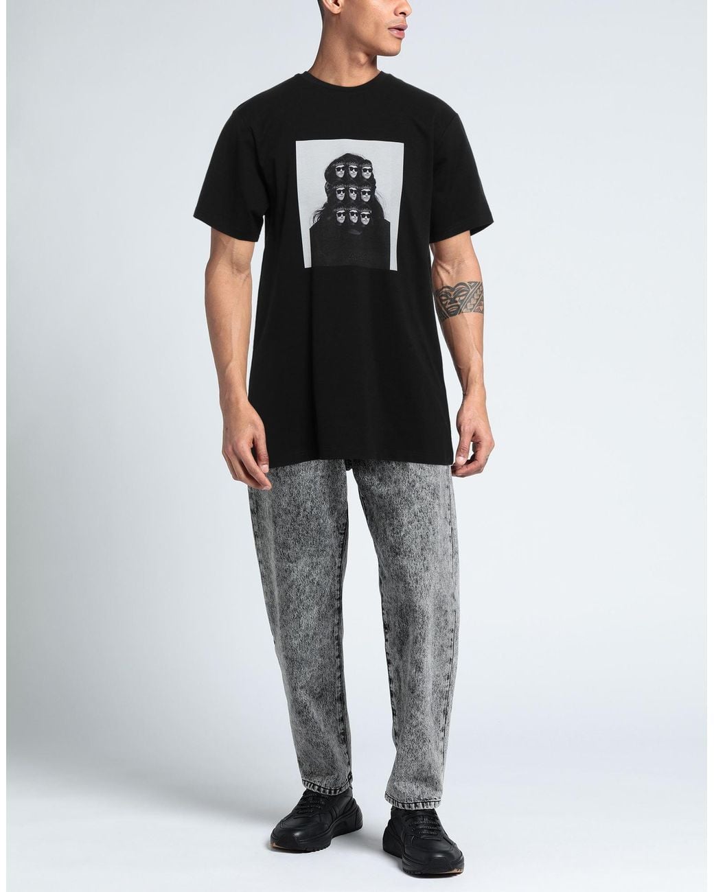 Camiseta 424 de hombre de color Black