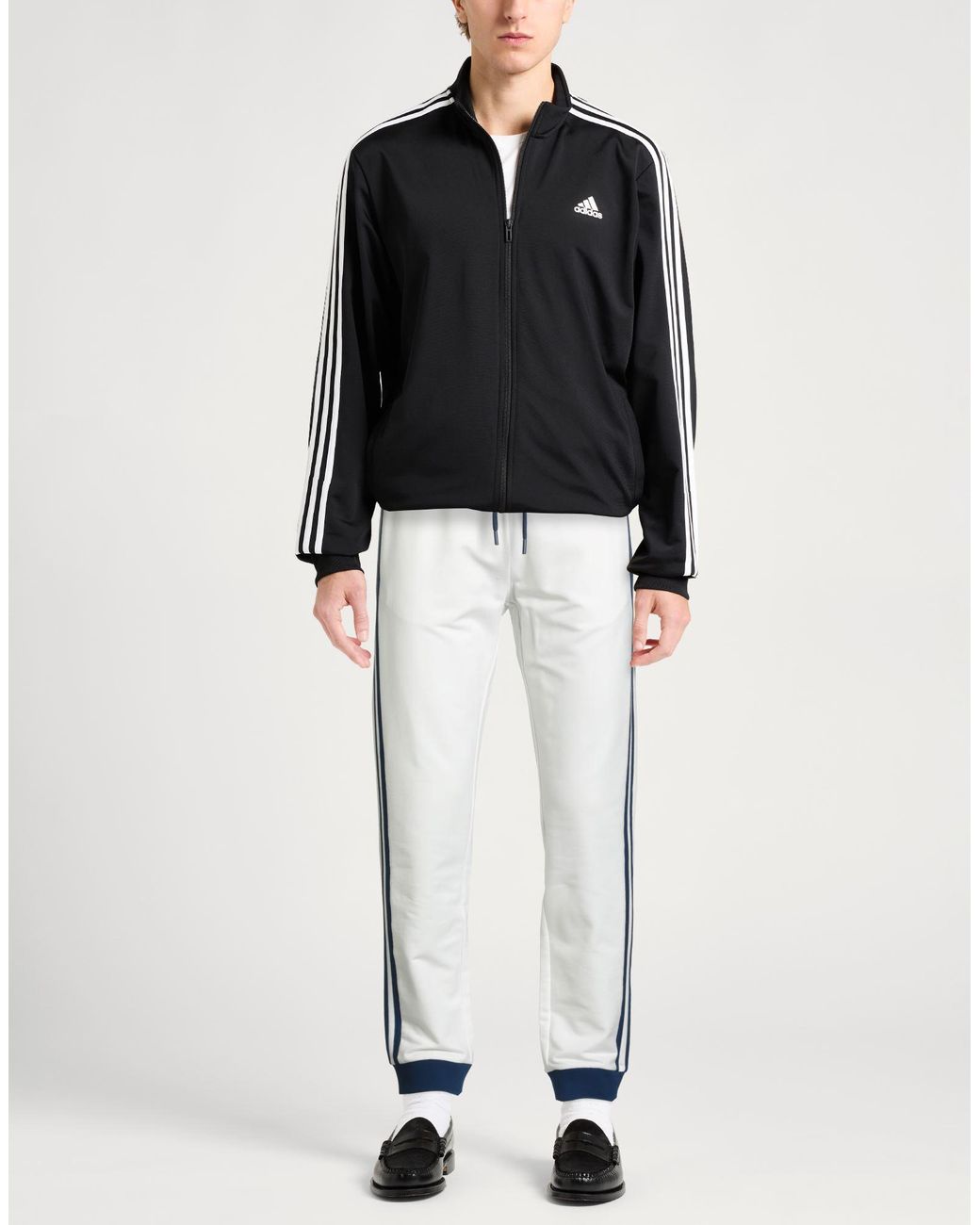Bikkembergs White Pants Cotton, Elastane for men