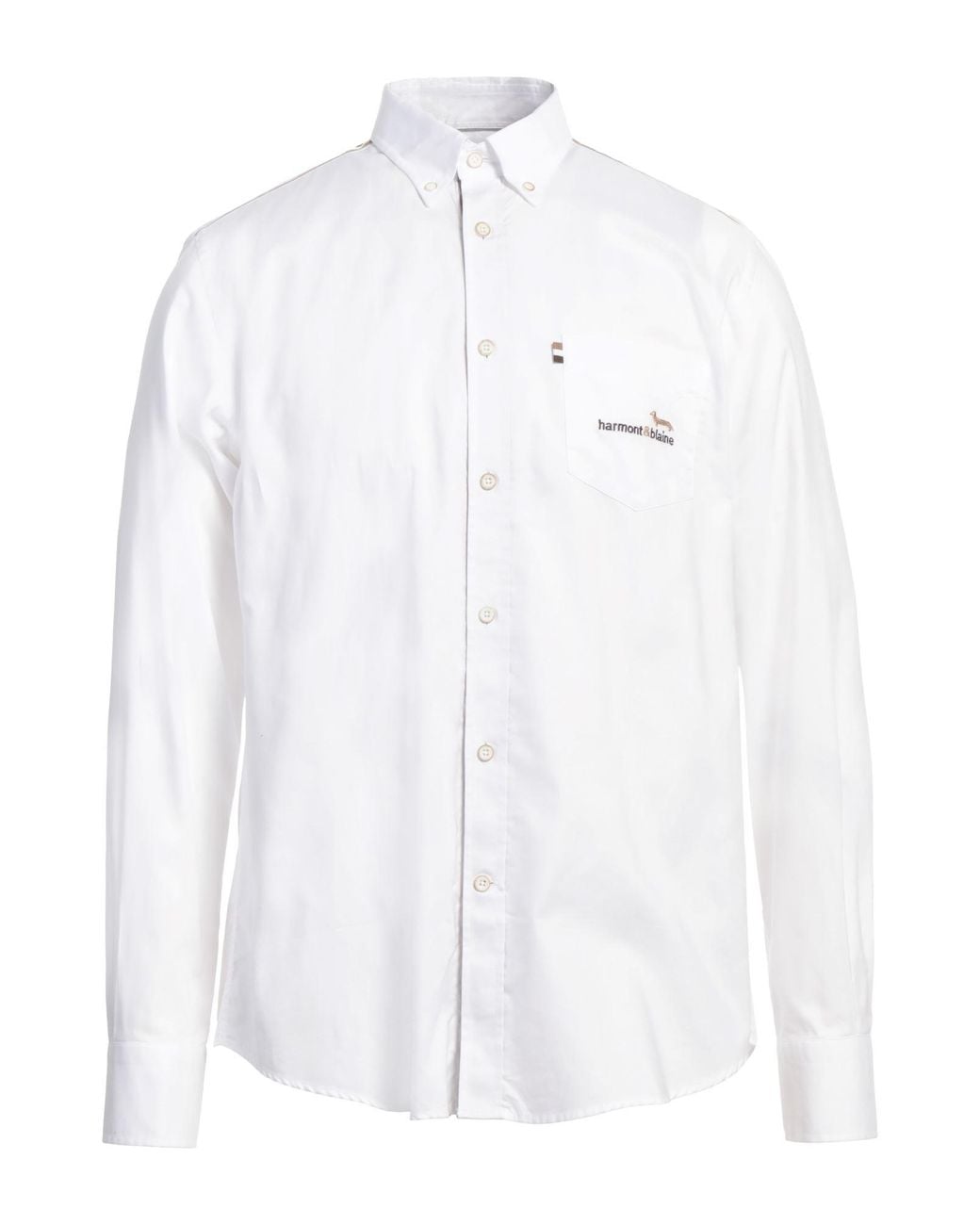 Harmont & Blaine White Shirt Cotton for men