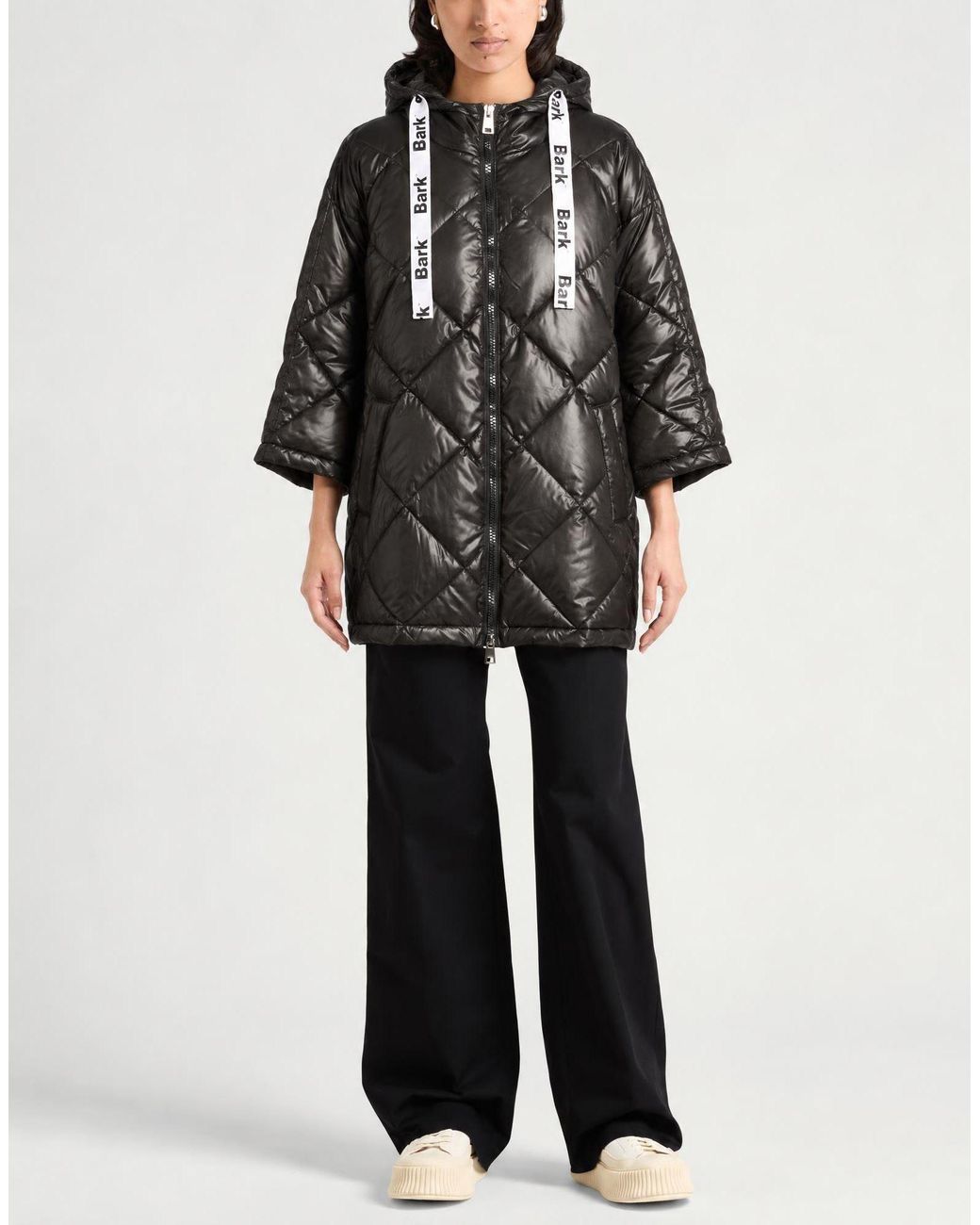 Bark Black Puffer Polyester