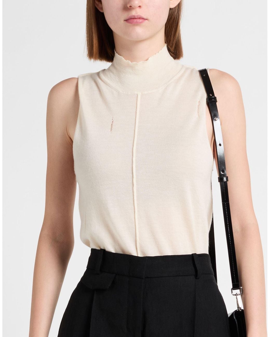 Amiri White Turtleneck
