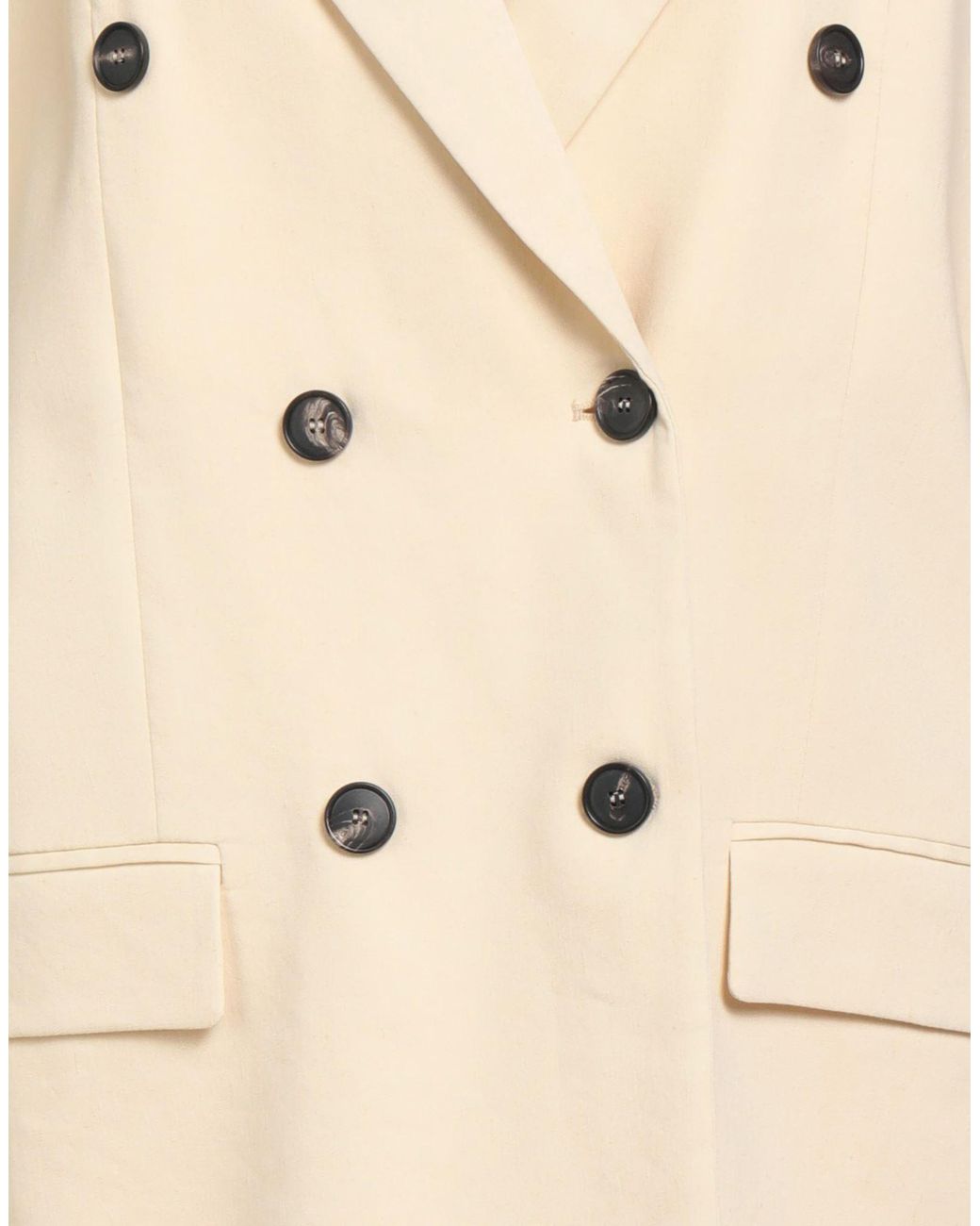 Tela Natural Blazer Viscose, Linen, Elastane
