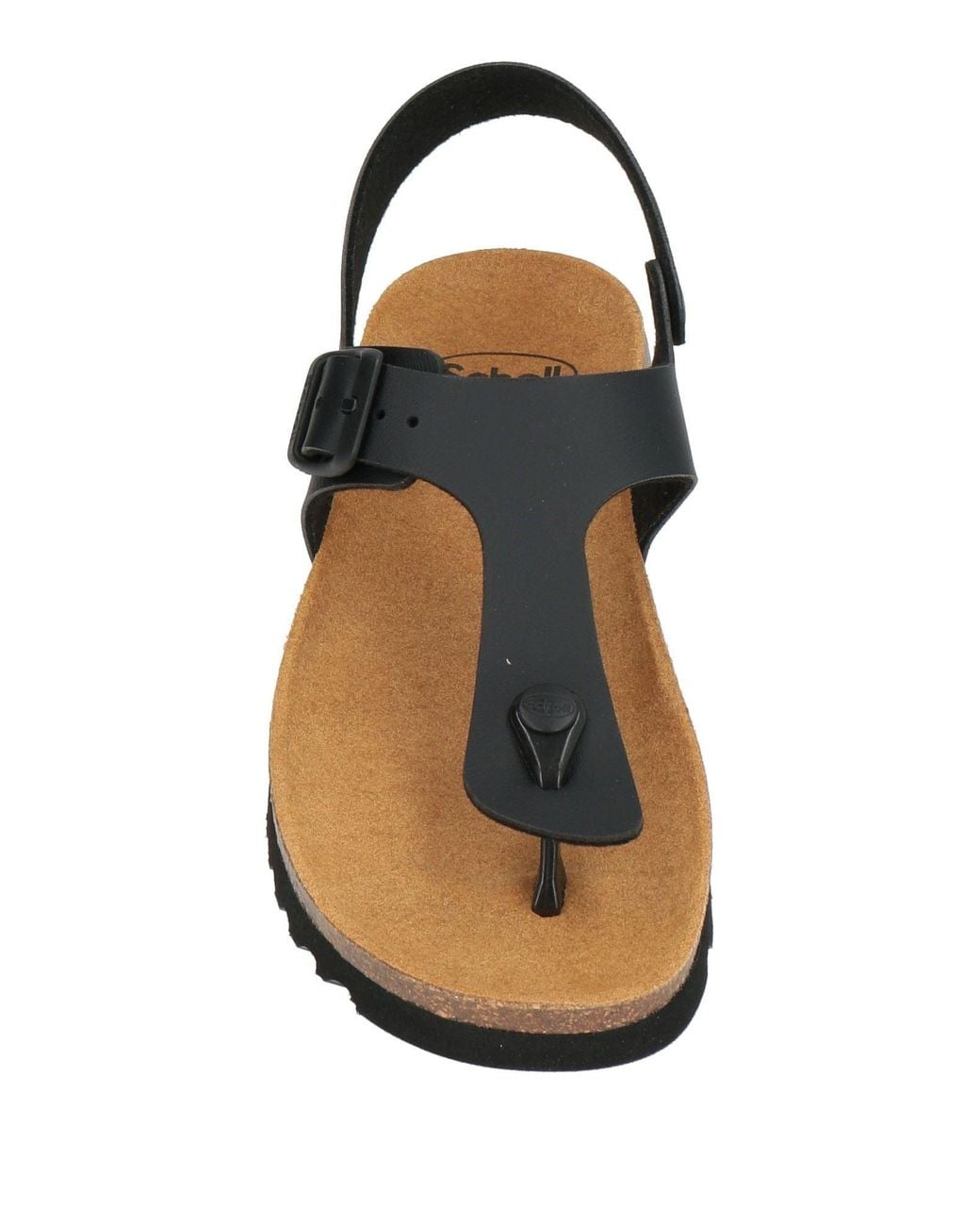Scholl Black Thong Sandal