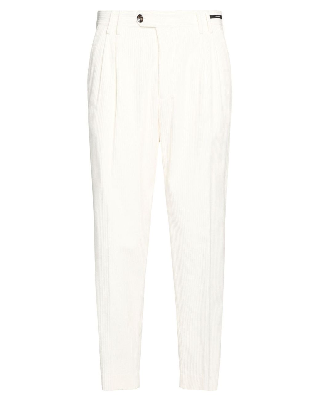 Michael Coal White Pants Cotton for men
