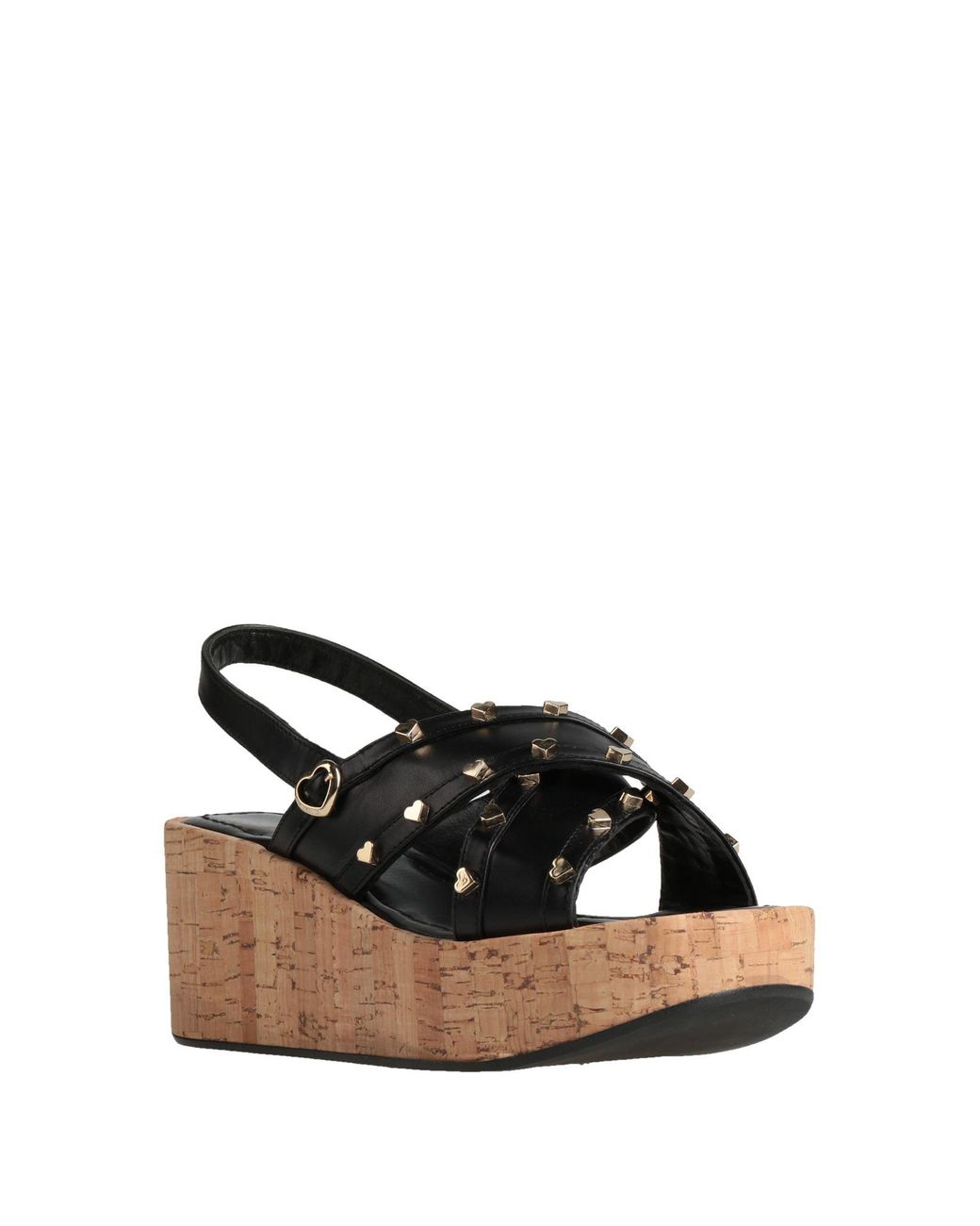 Love Moschino Black Sandals