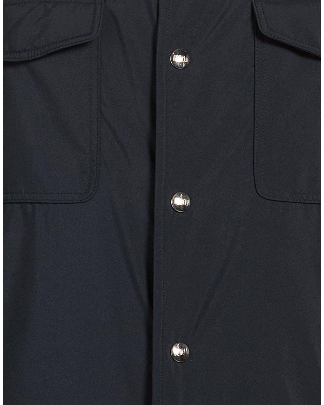 Fedeli Blue Midnight Jacket Polyester for men