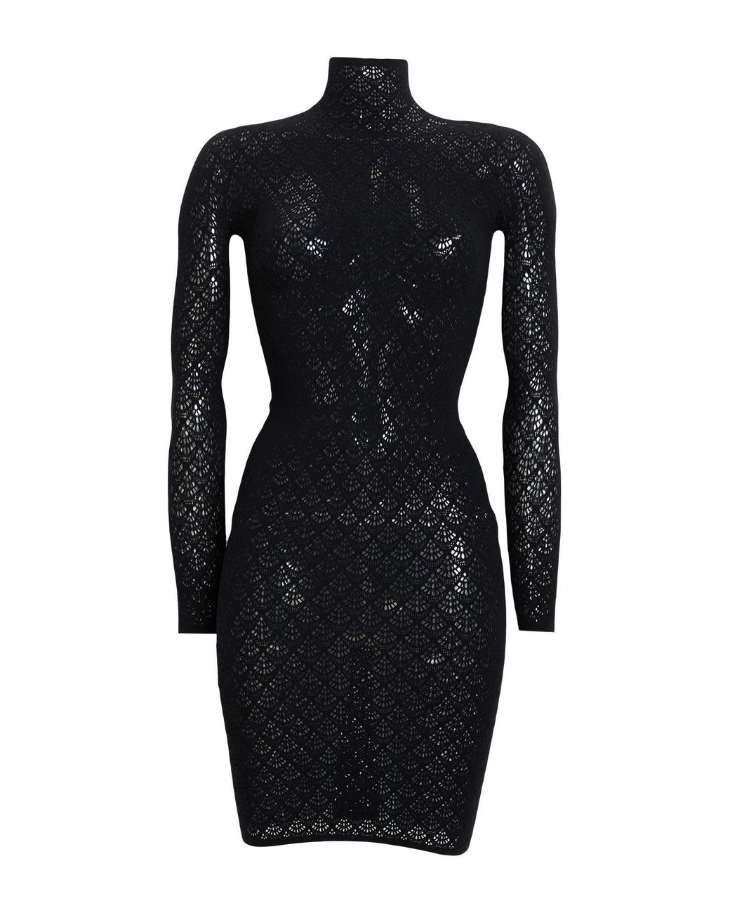 Wolford Black Mini Dress Polyamide, Elastane