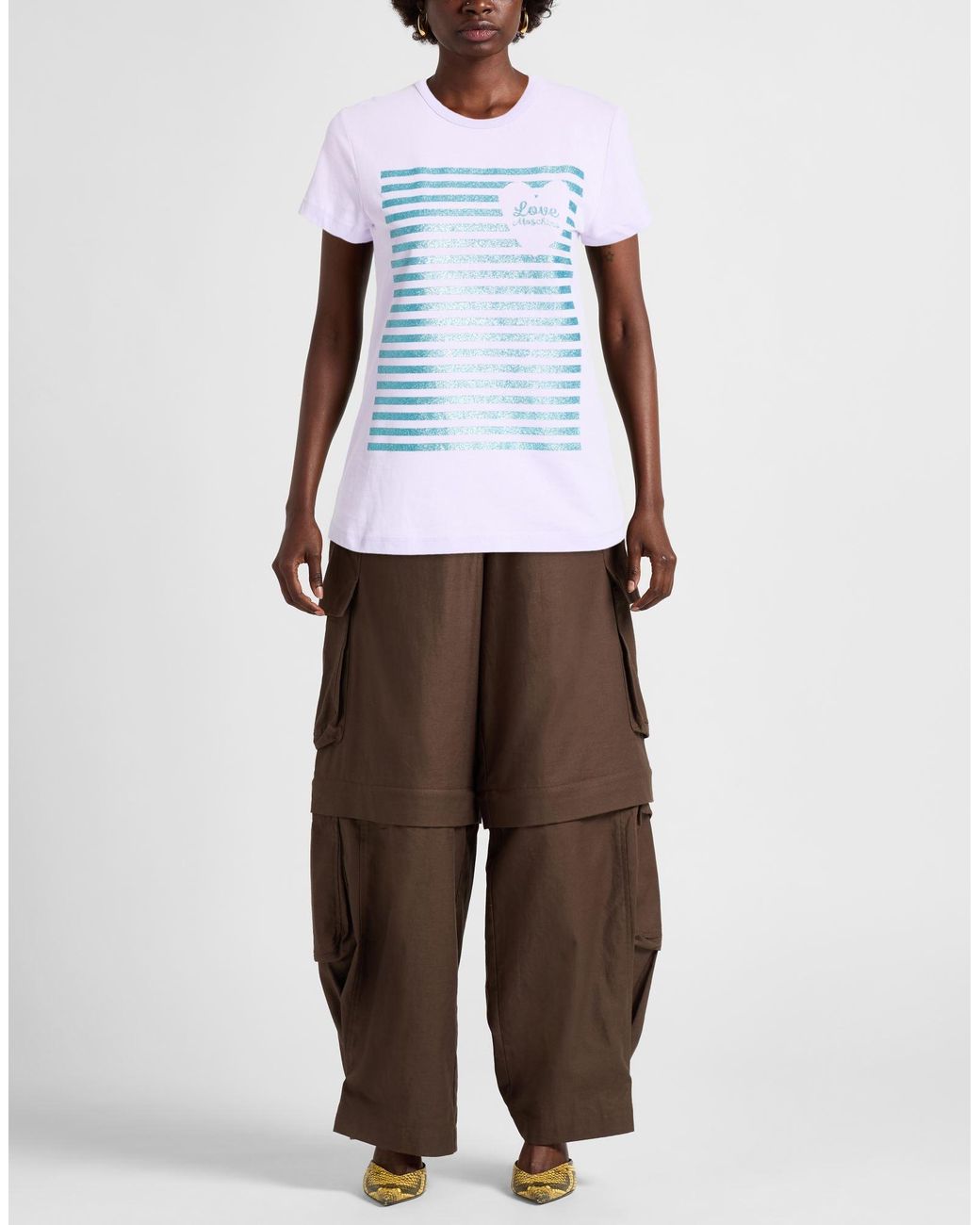 Love Moschino Blue T-Shirt Cotton