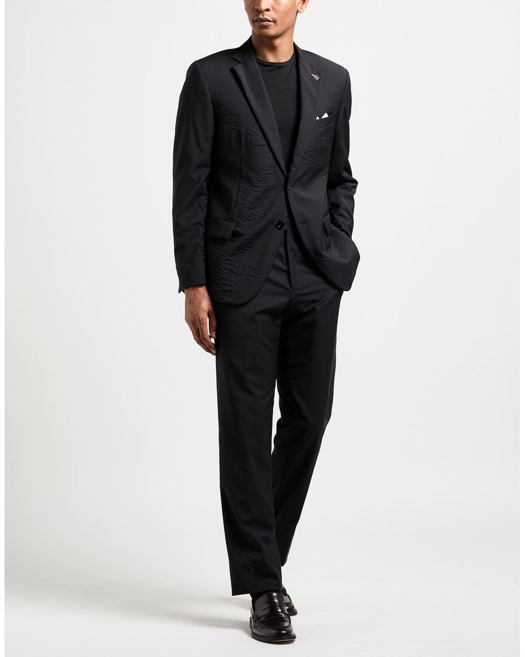 Traje Paoloni de hombre de color Black