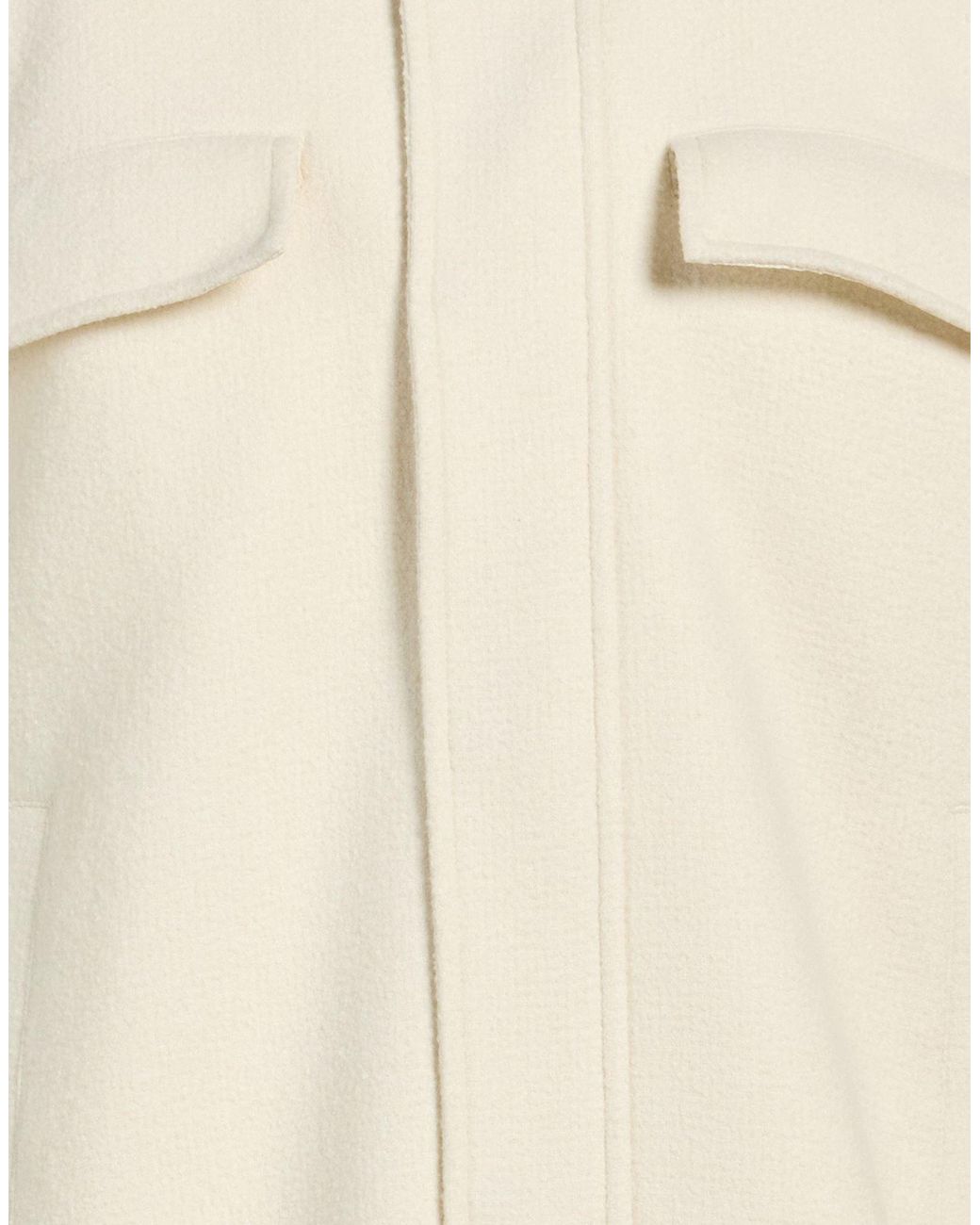 Lardini Natural Cream Jacket Wool, Silk for men