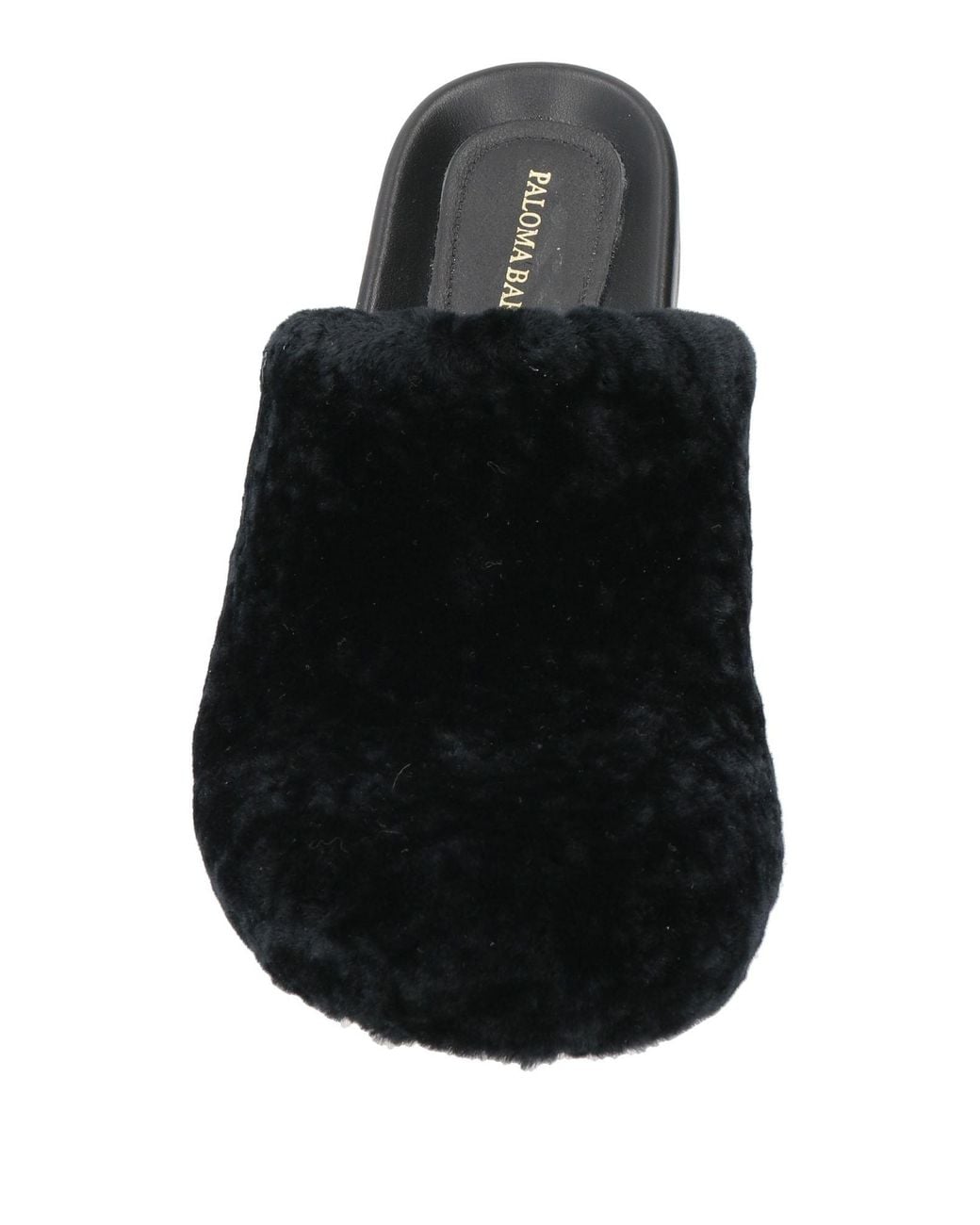 Paloma Barceló Black Ariel Mules & Clogs Shearling