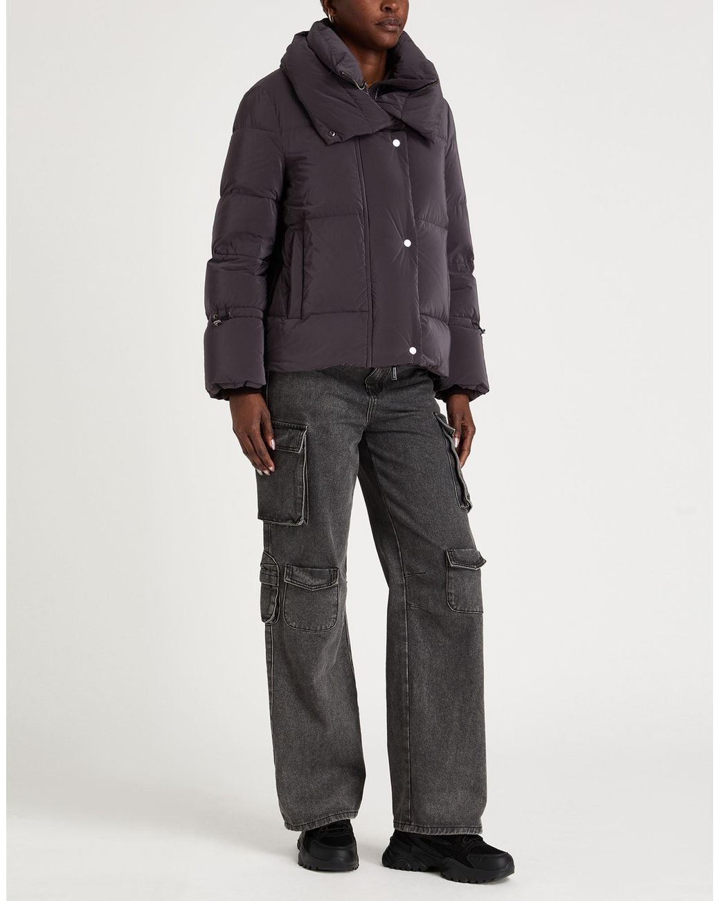 Moorer Gray Dark Puffer Polyamide, Polyester, Virgin Wool