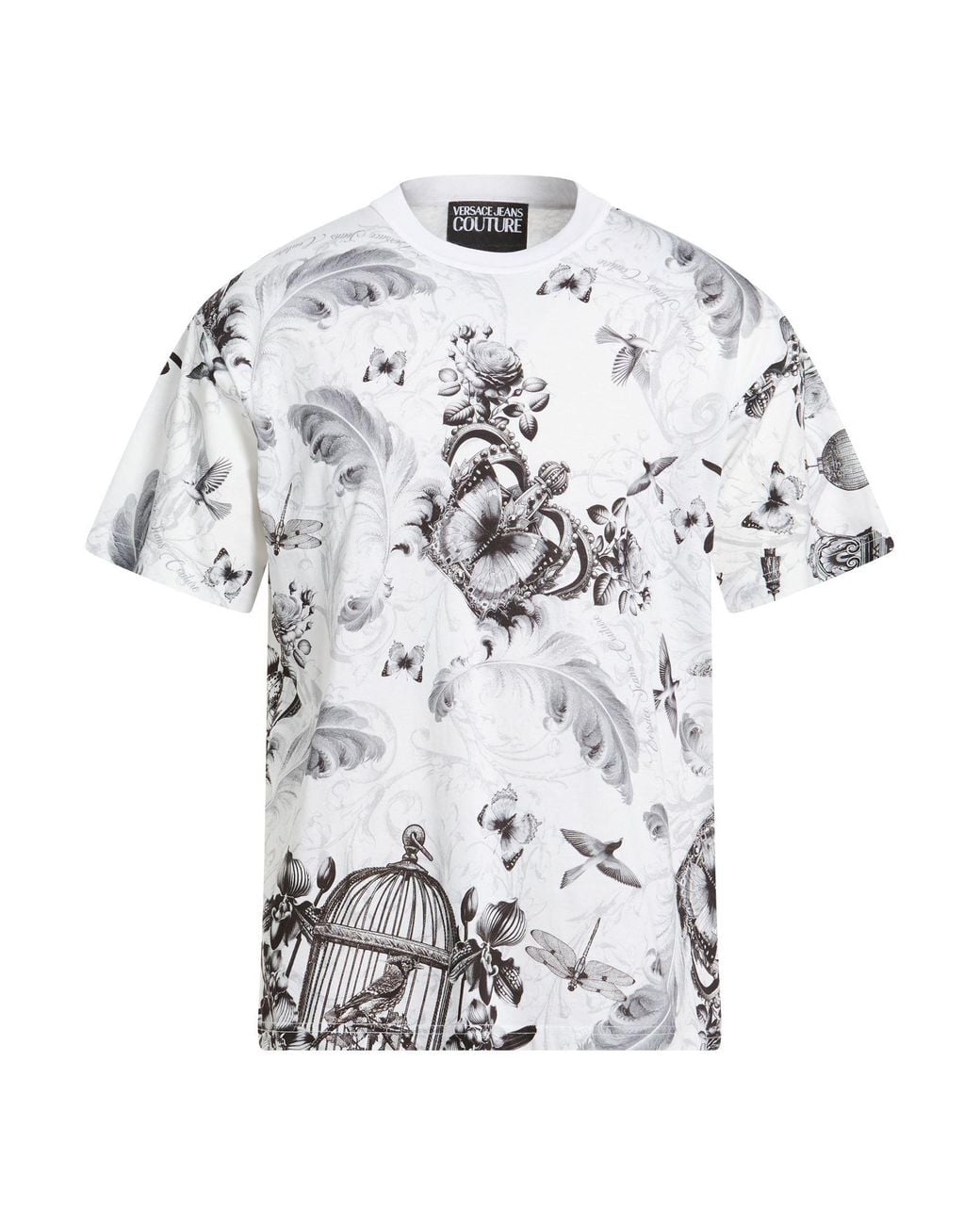 Versace Jeans Couture White T-Shirt Cotton for men