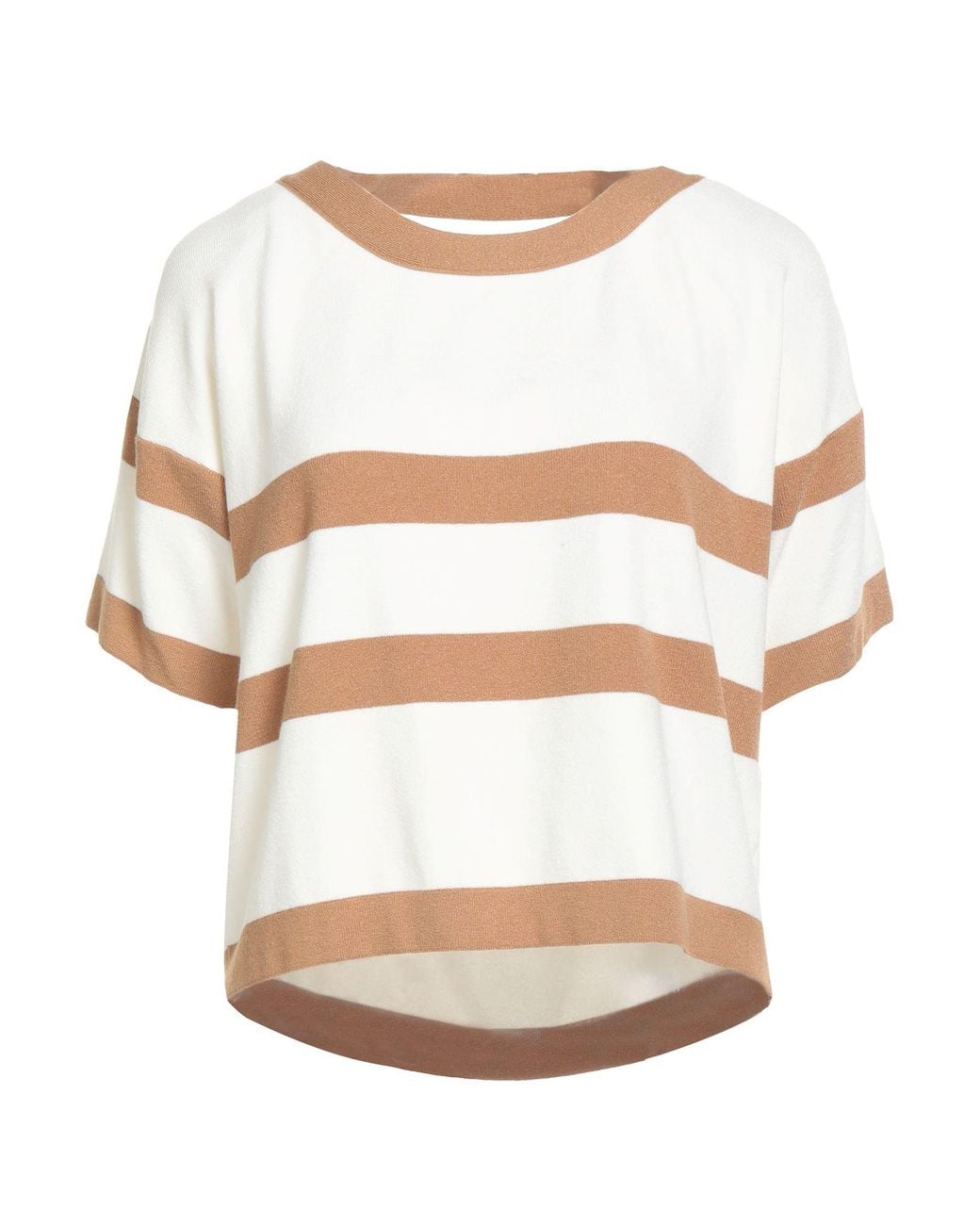 Denny Rose White Sweater Viscose, Elastane