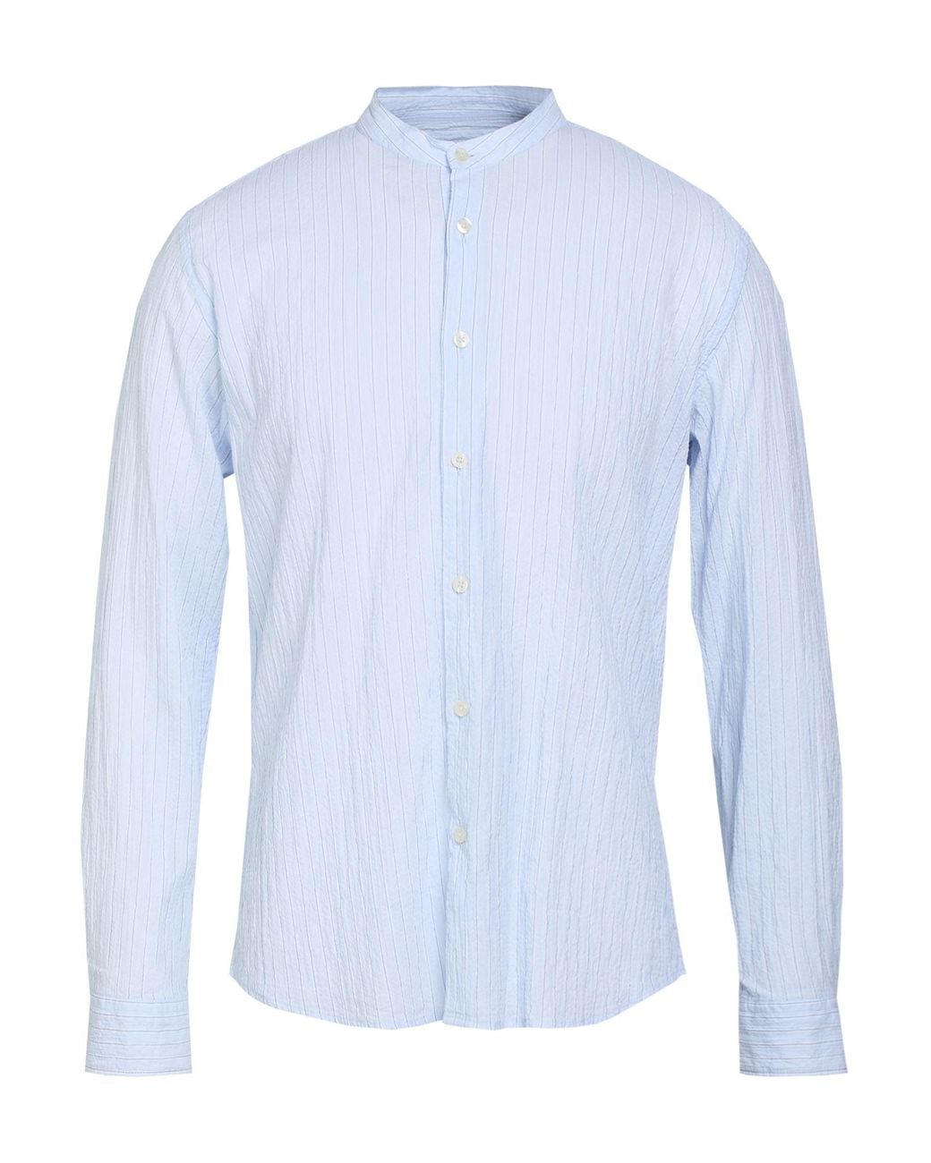Altea Blue Shirt Cotton, Elastane for men