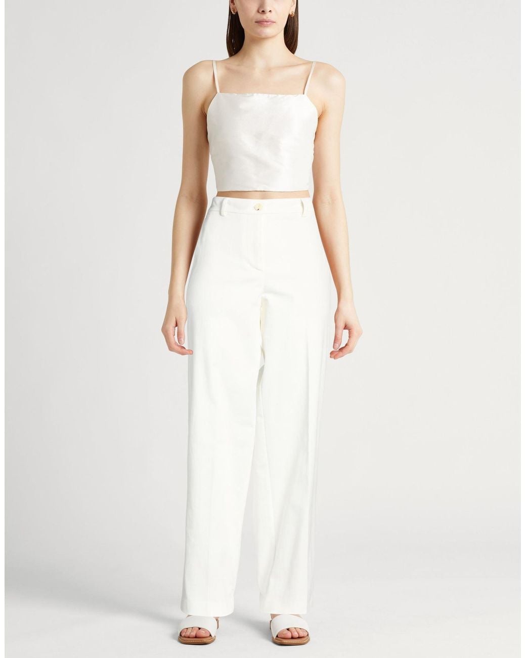 Alysi White Pants