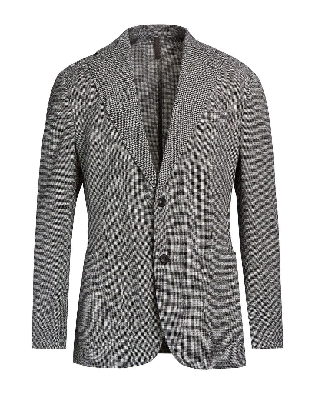 Windsor. Gray Midnight Blazer Virgin Wool, Elastane for men
