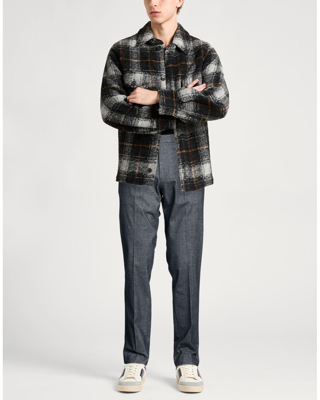 Michael Coal Gray Trouser for men