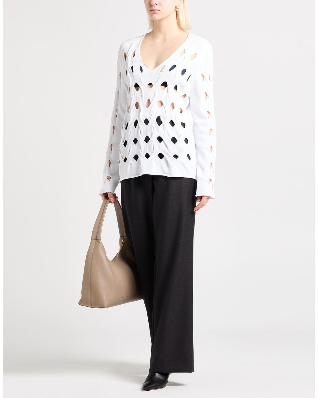 Pullover Kangra de color White