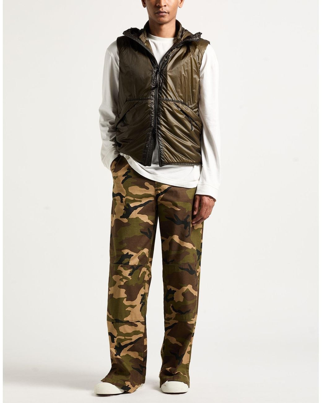 C P Company Green Gilet for men