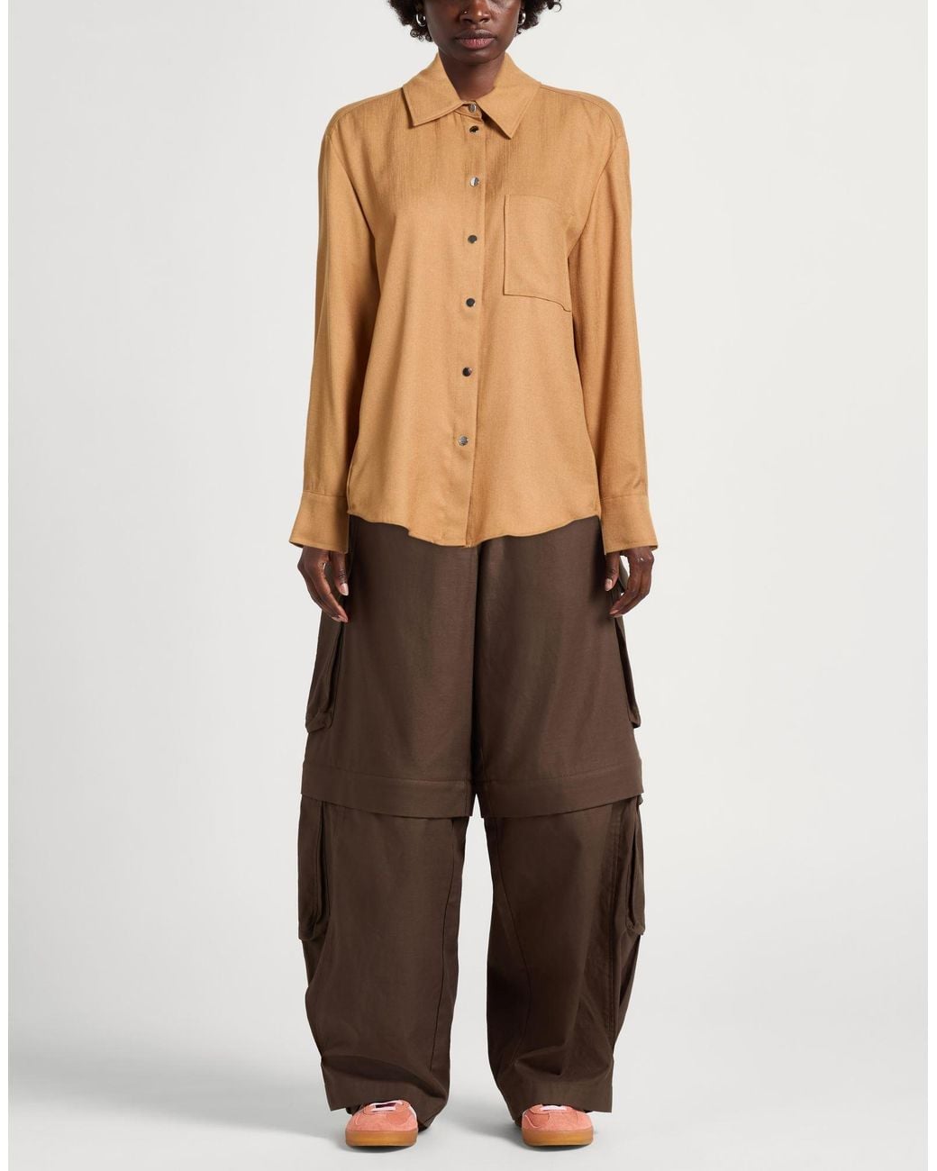 MAX&Co. Natural Shirt Triacetate, Wool