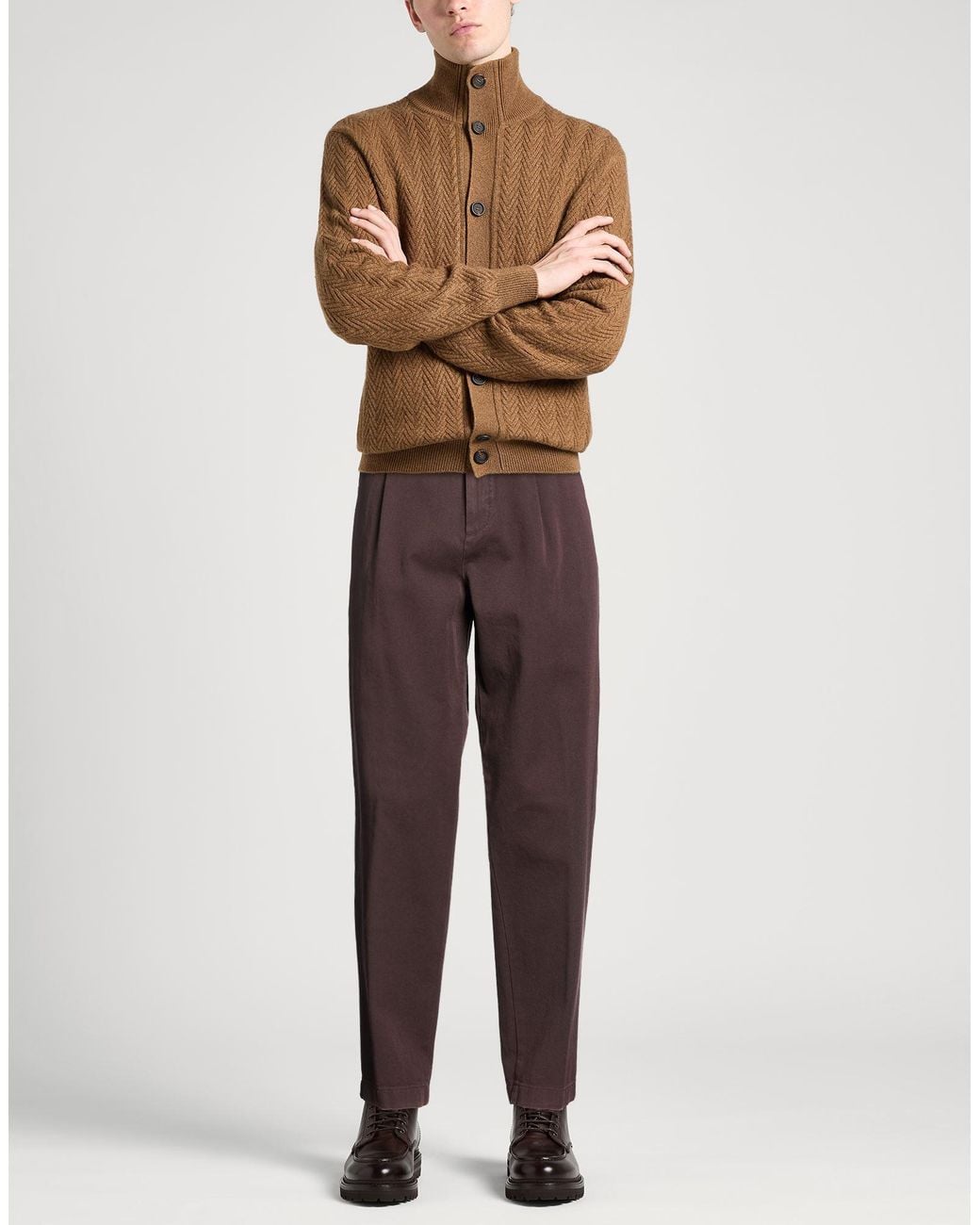 Eleventy Brown Trouser for men