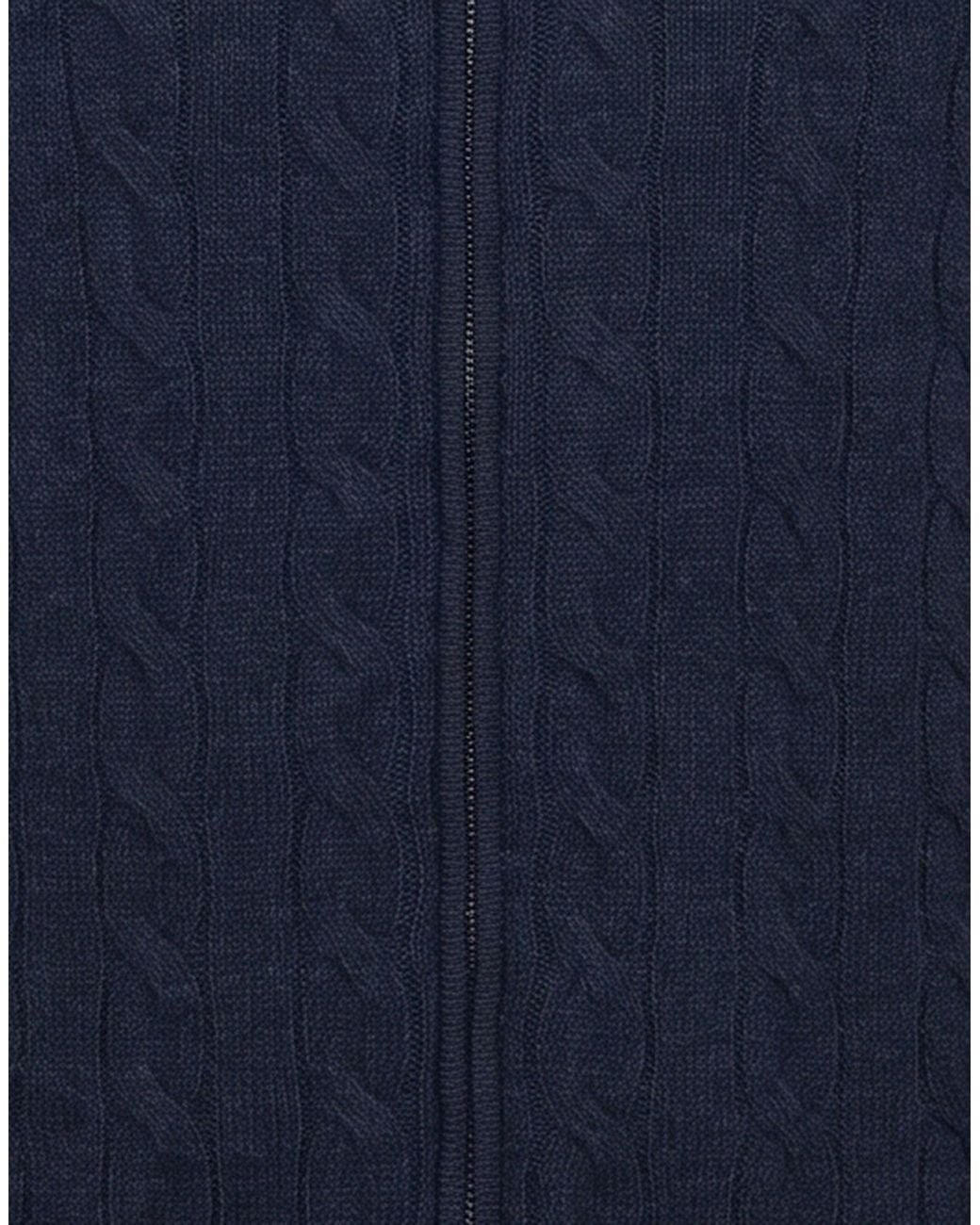 Barba Napoli Blue Cardigans for men