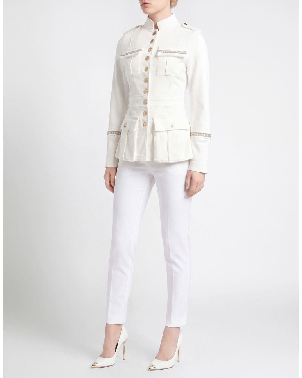 Elisabetta Franchi White Jacket