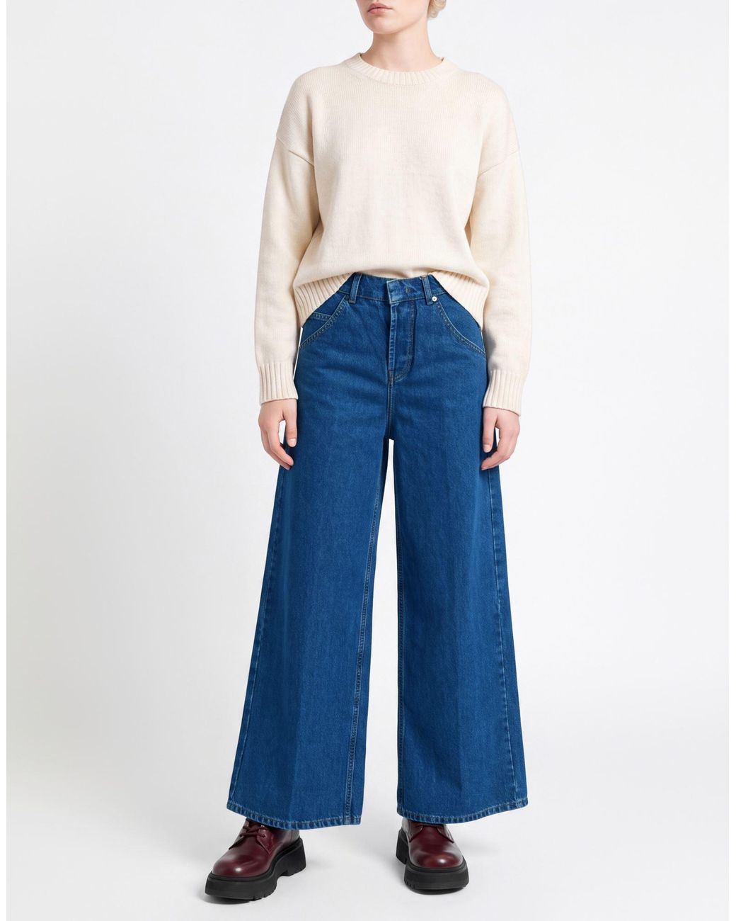 Philosophy Di Lorenzo Serafini Blue Jeans Cotton, Lyocell