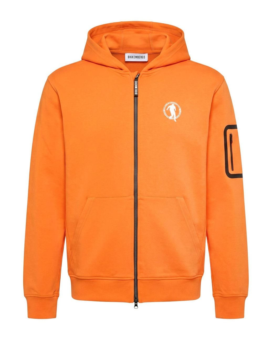 Bikkembergs Orange Sweatshirt Cotton, Polyester, Lycra for men