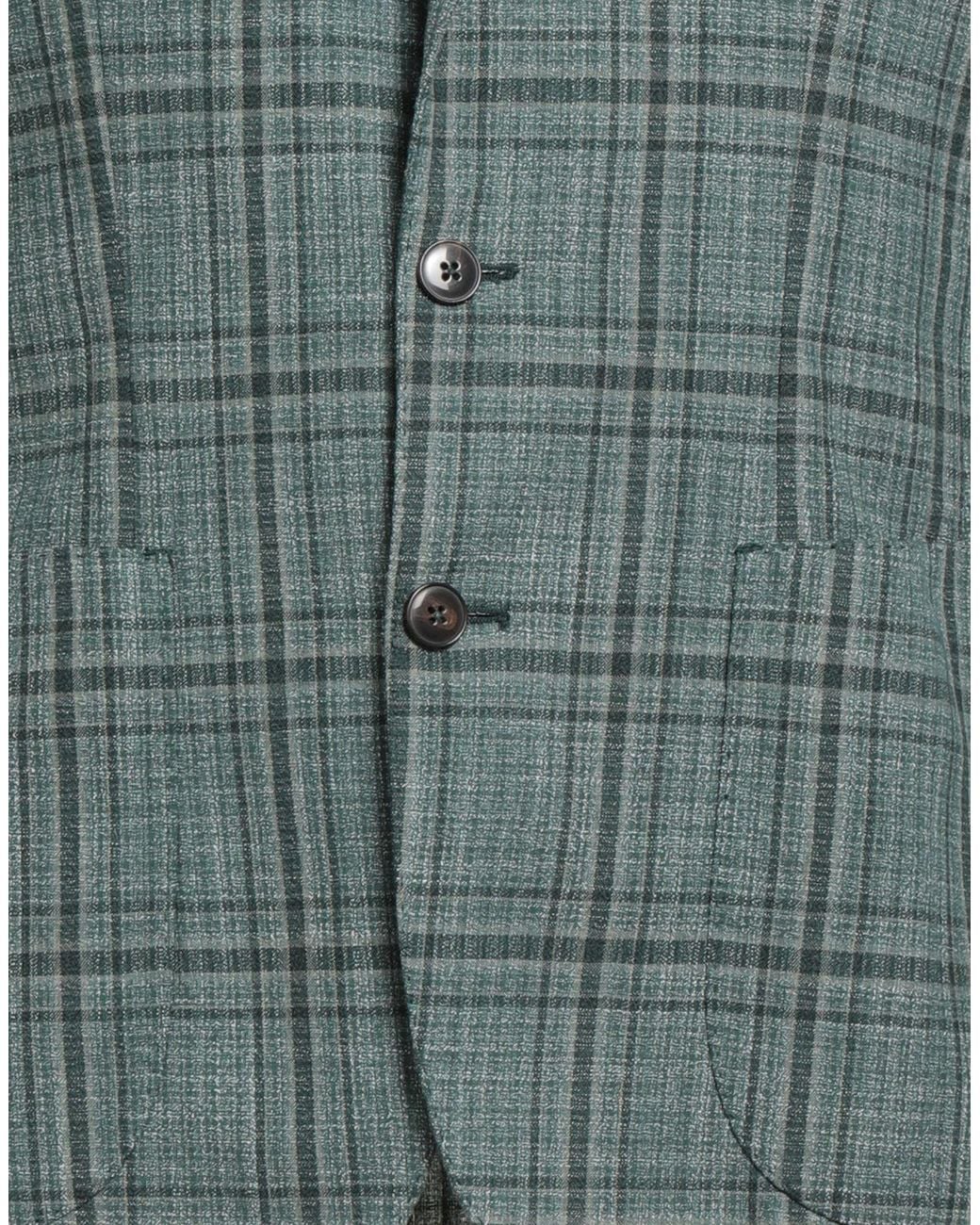 L.b.m. 1911 Green Blazer Cotton, Polyester for men