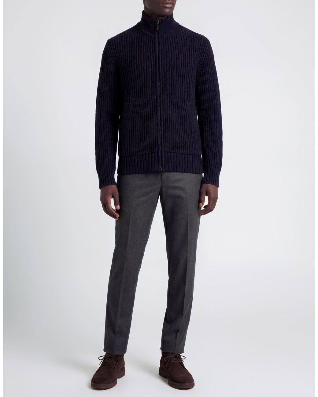 Paolo Pecora Blue Cardigan for men