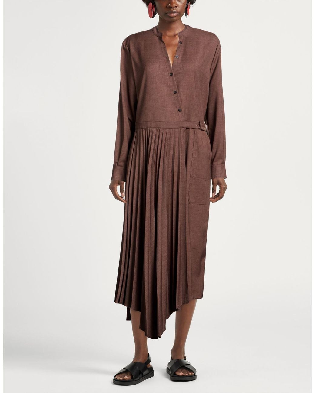 MEIMEIJ Brown Maxi Dresses