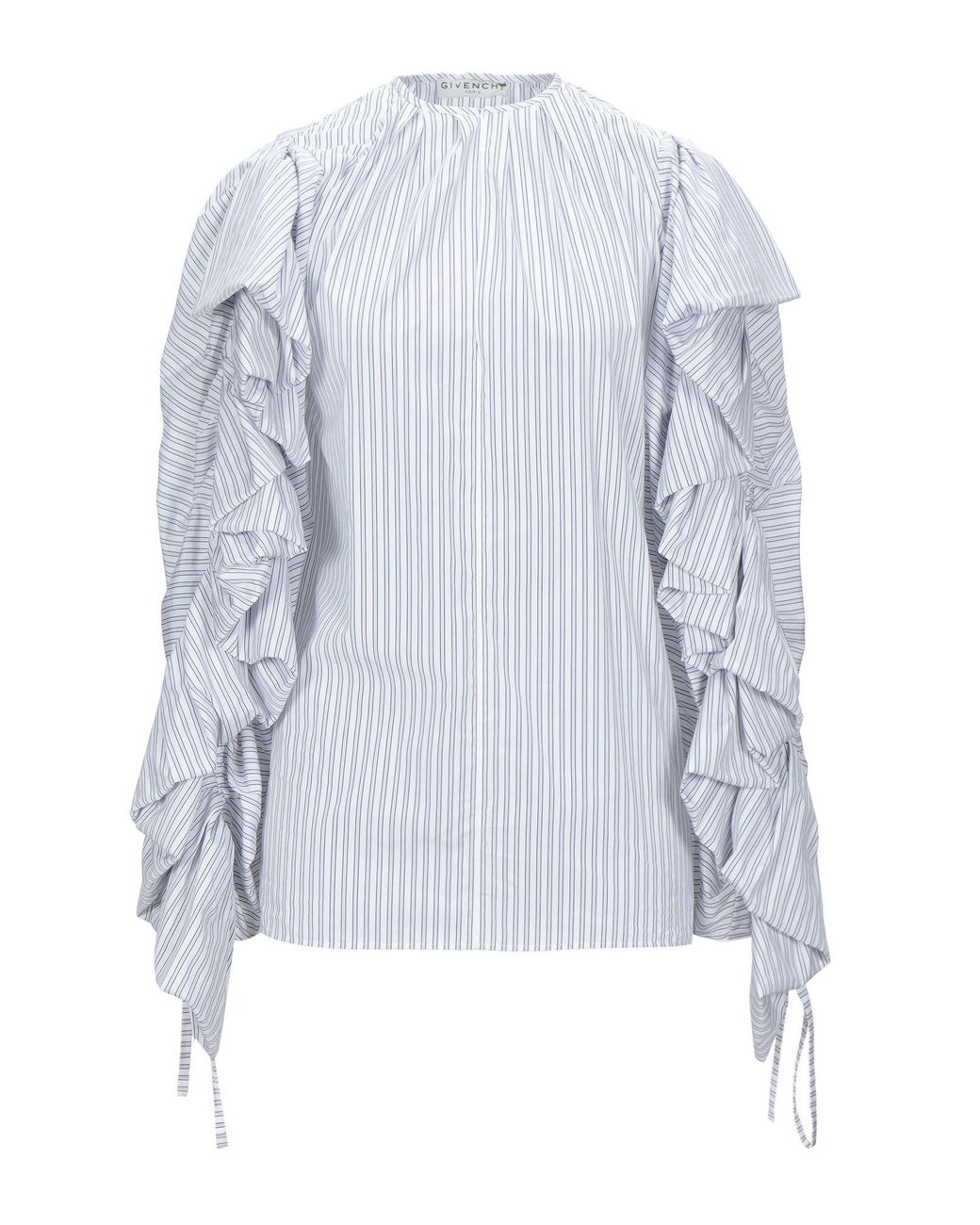 Givenchy Cotton Blouse in White - Lyst