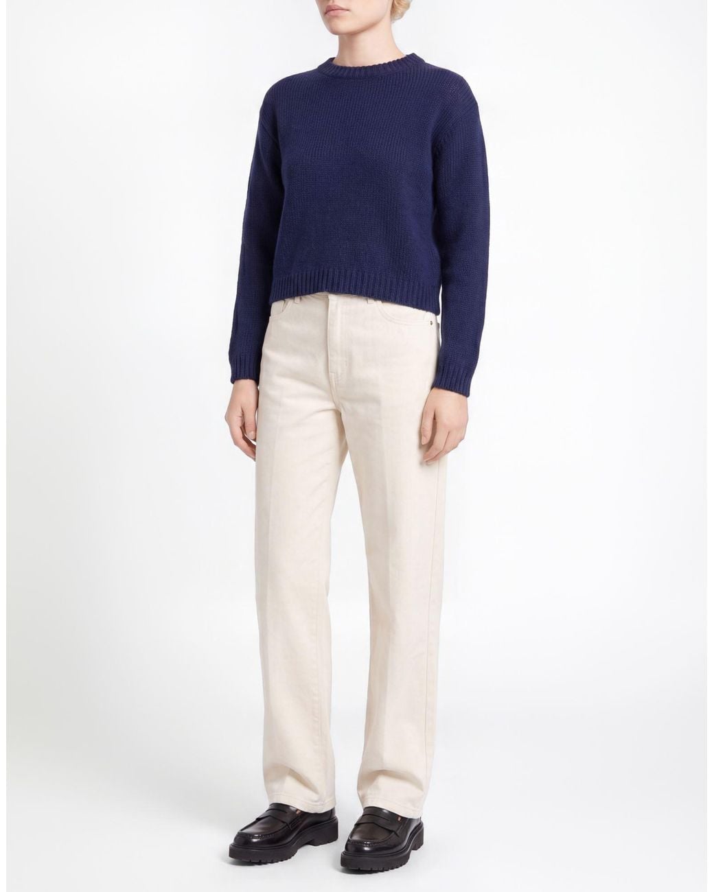 Aragona Blue Sweater Cashmere