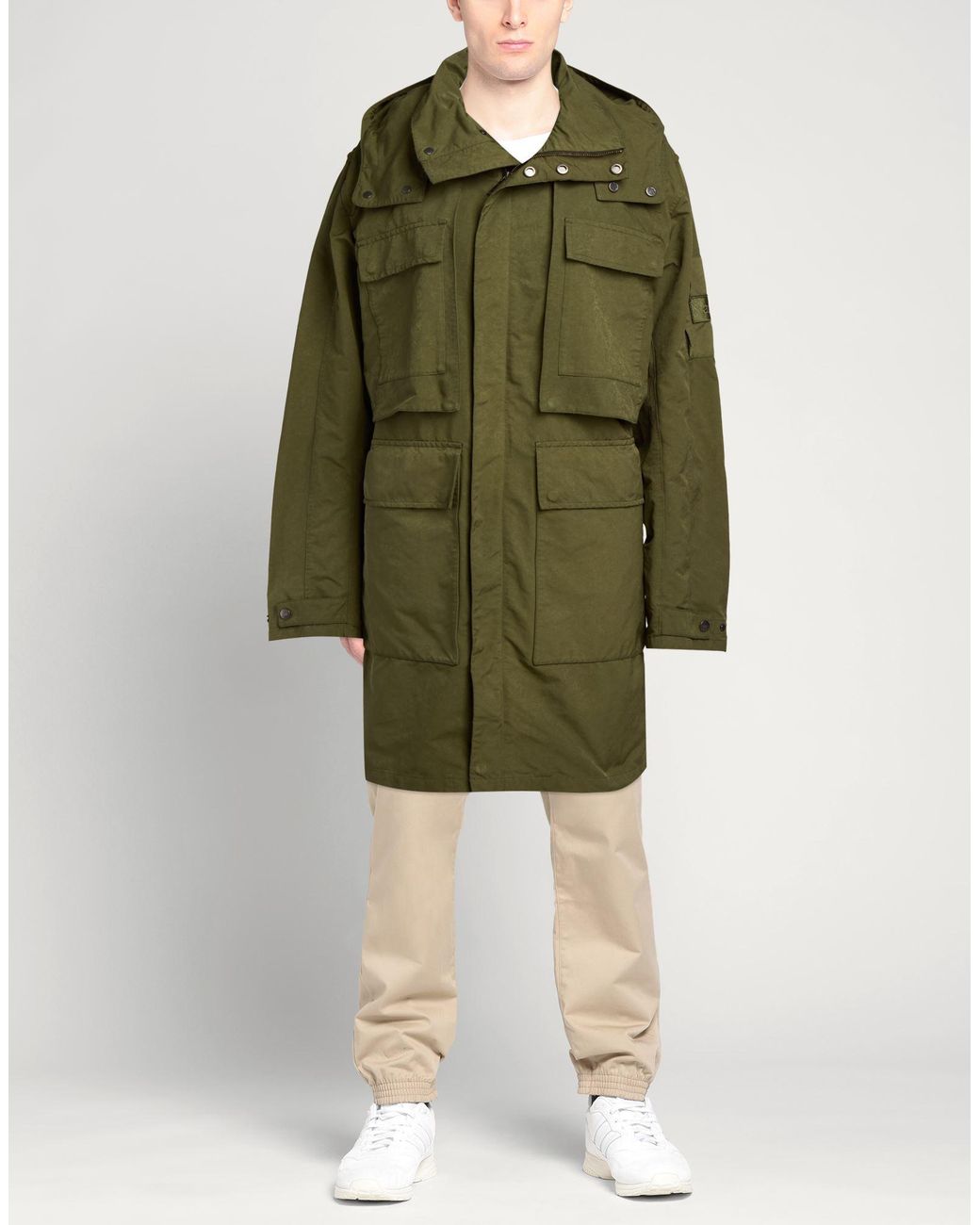 Add Green Overcoat & Trench Coat for men