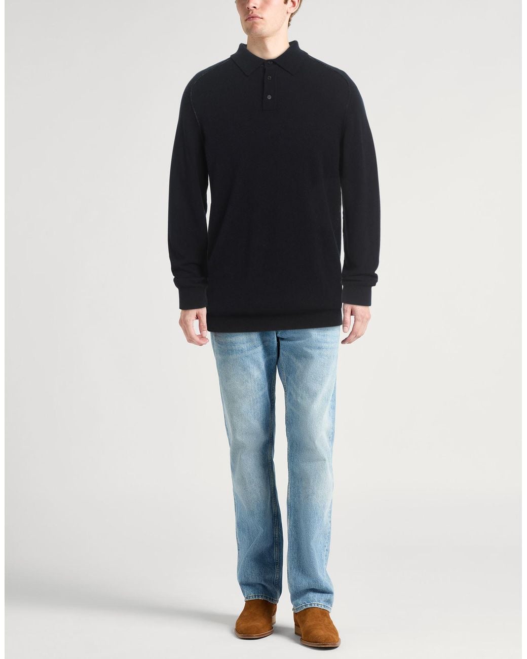 Roberto Collina Pullover in Blue für Herren