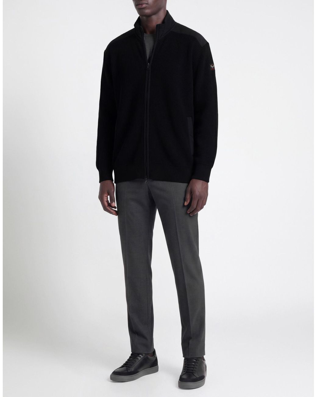 Paul & Shark Blue Cardigan Virgin Wool for men
