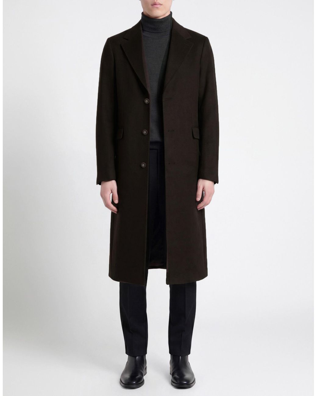 Officine Generale Black Coat for men