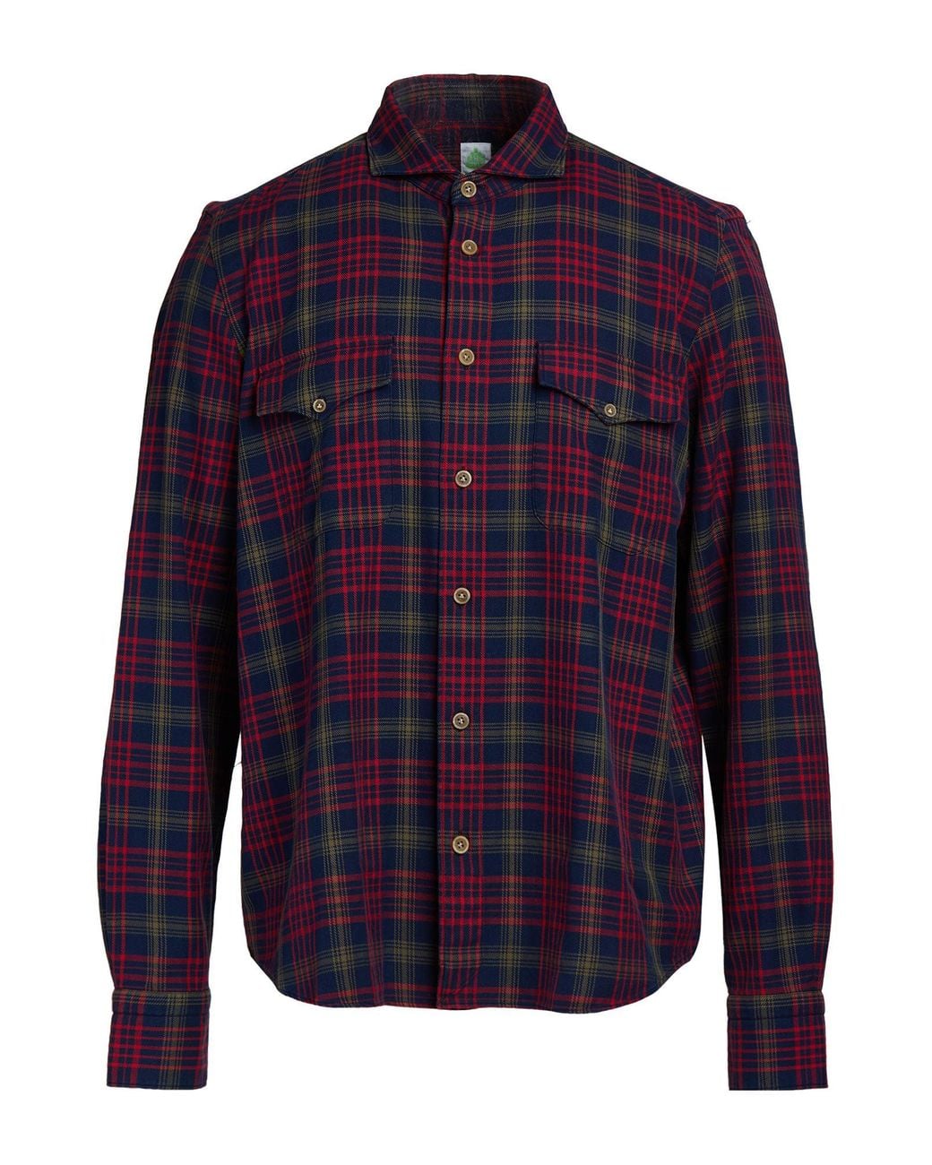 Finamore 1925 Blue Shirt Cotton for men