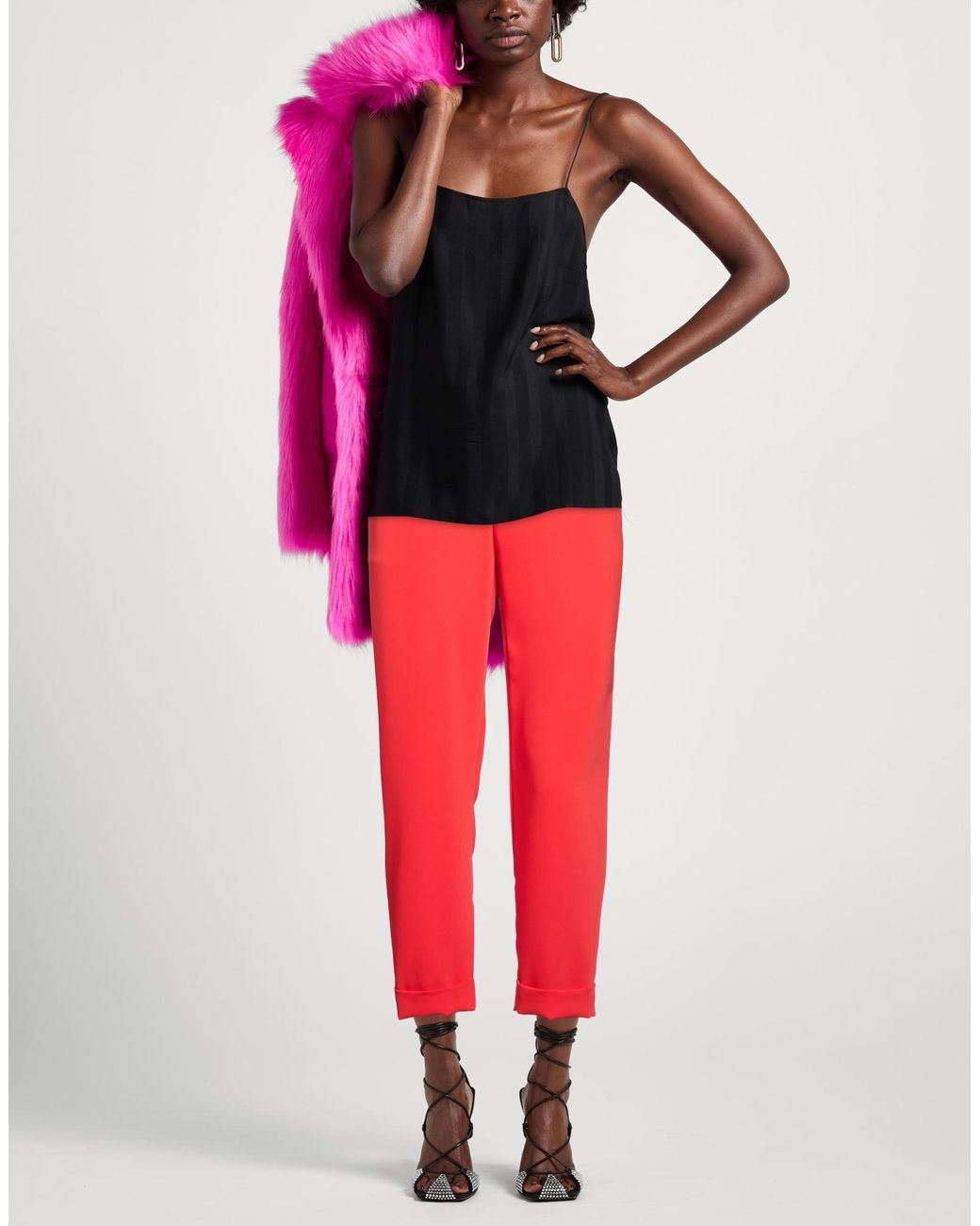P.A.R.O.S.H. Red Pants Polyester