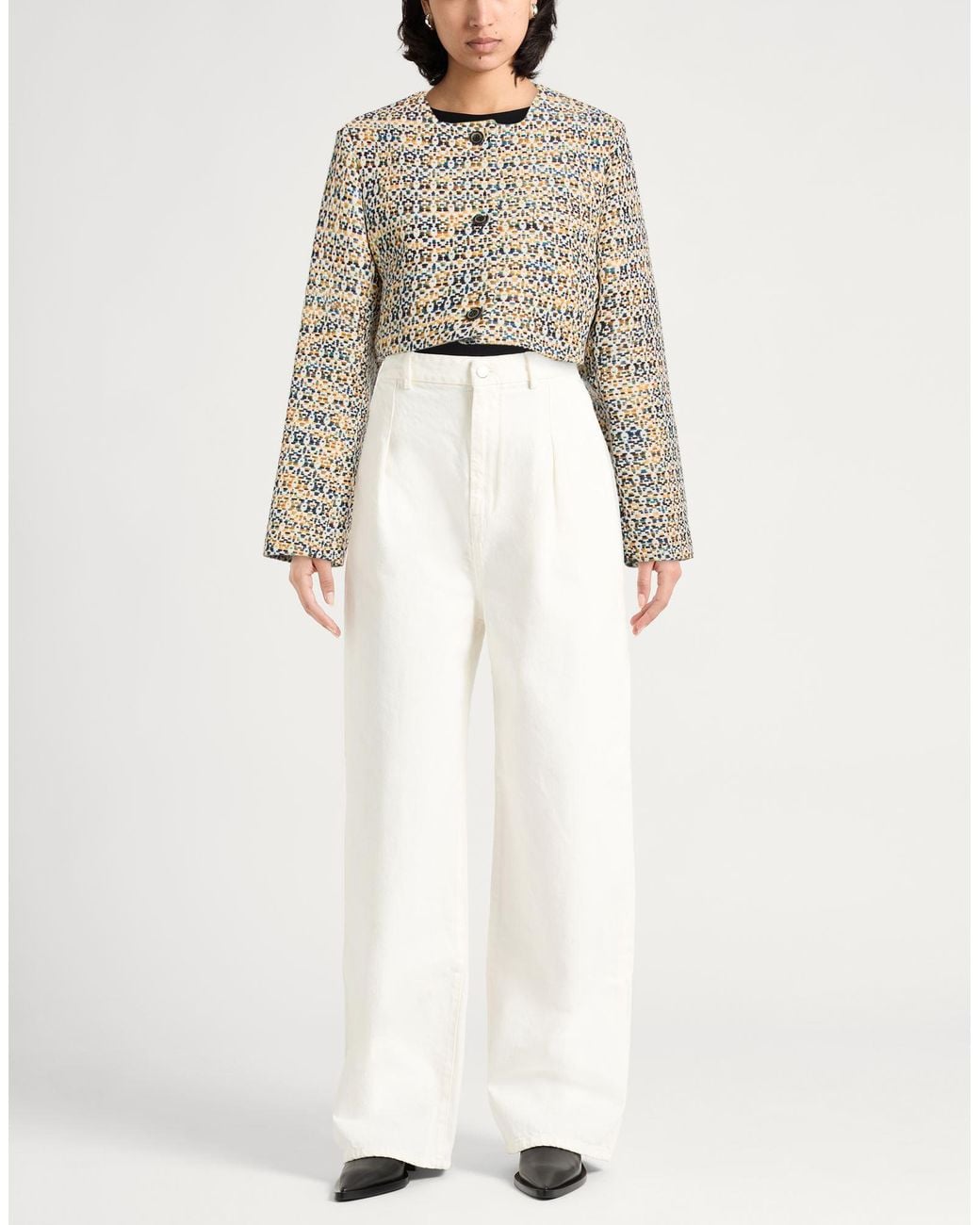 Adererror White Ivory Jacket Cotton, Polyester