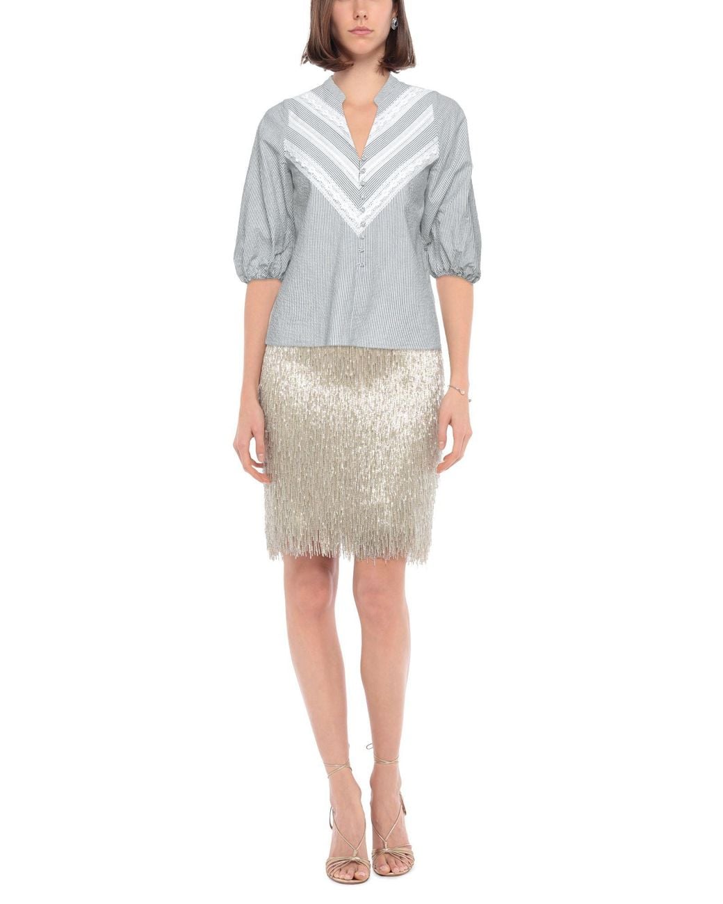 Blusa di Maje in Gray