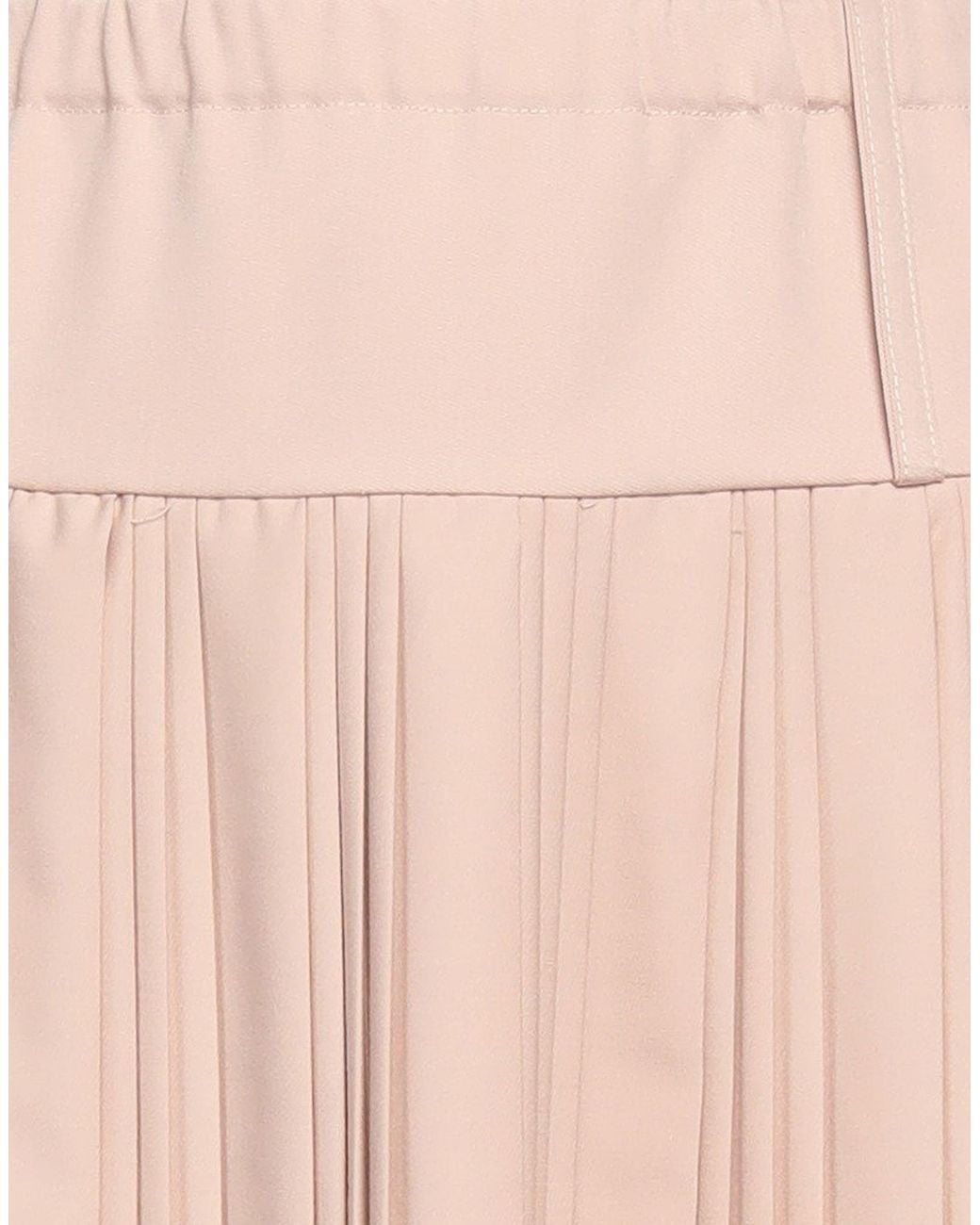 ViCOLO Pink Midi Skirt Polyester, Viscose, Elastane