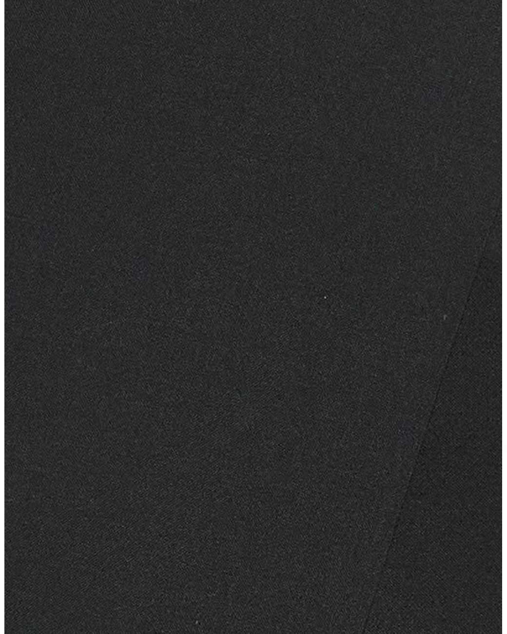 Dondup Black Mini Skirt Polyester, Virgin Wool, Elastane