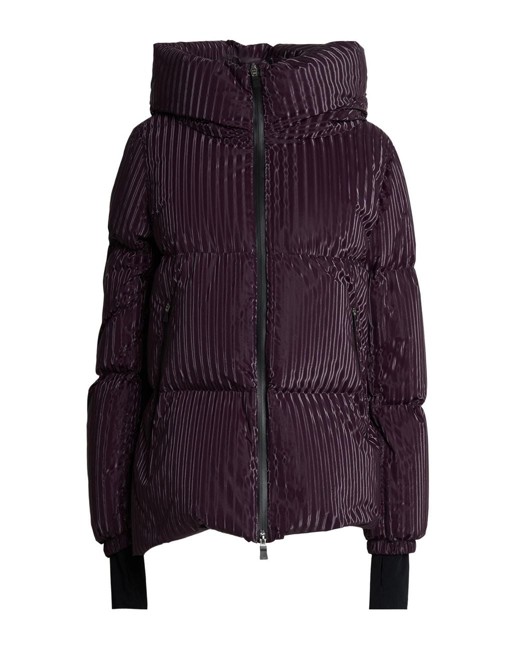 Herno Purple Plum Puffer Polyamide, Polyurethane